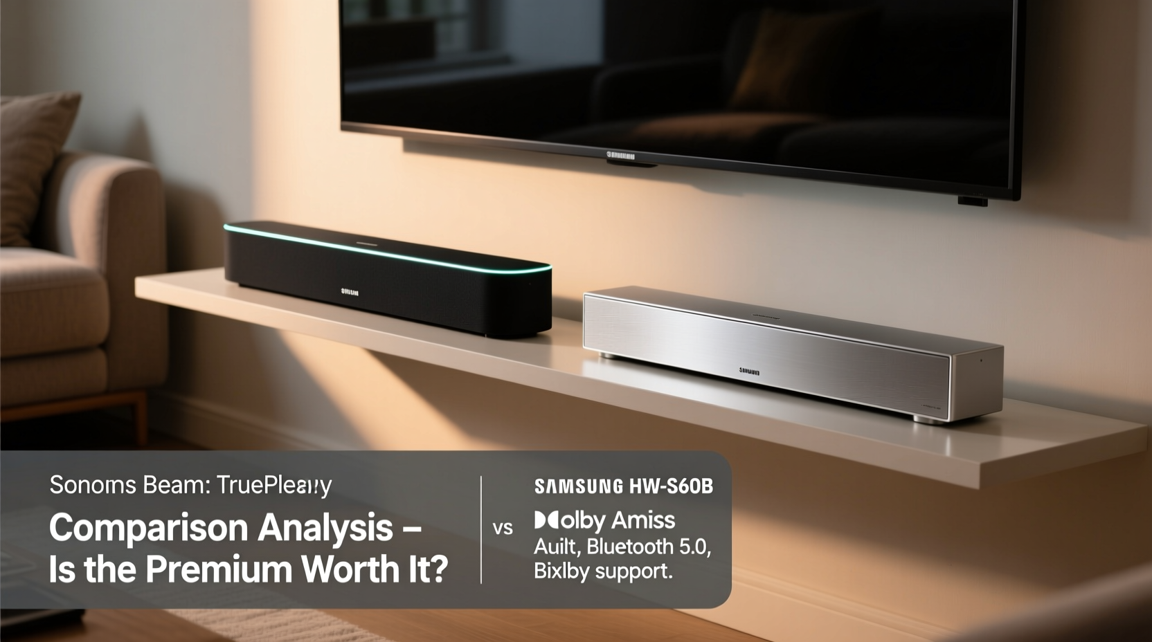 sonos beam vs samsung hw s60b is the extra money for sonos really worth it