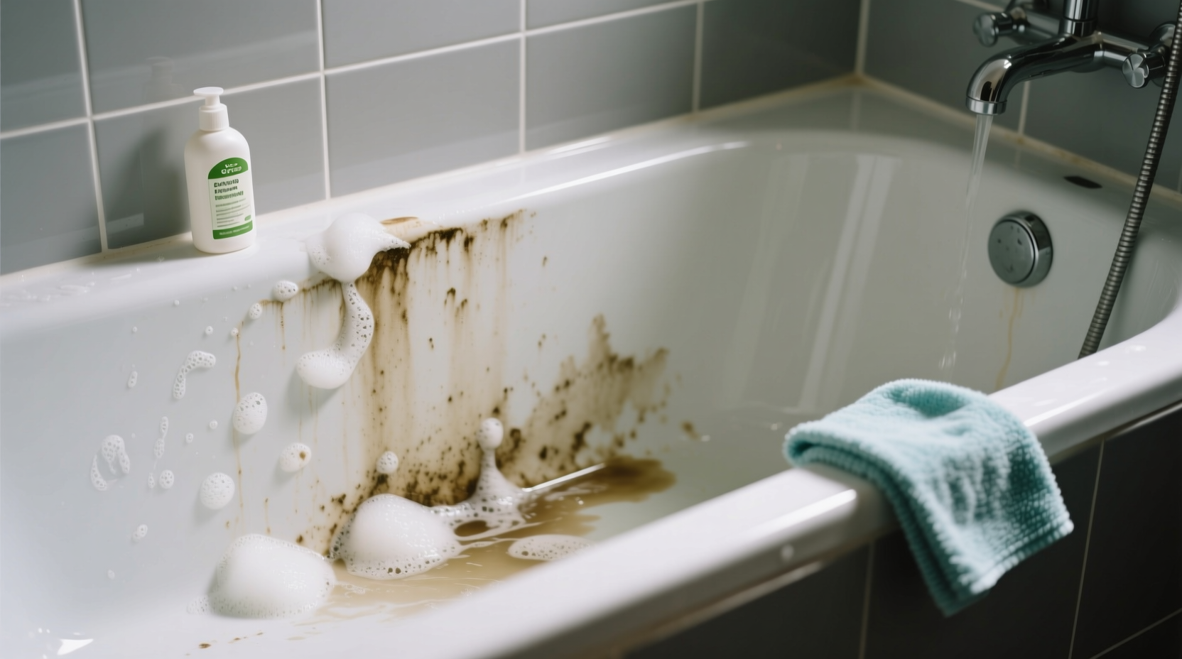 how to clean bathtub stains