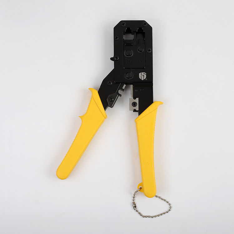 Yellow Black 2 In 1 Network Crimping Tool Stainless Steel