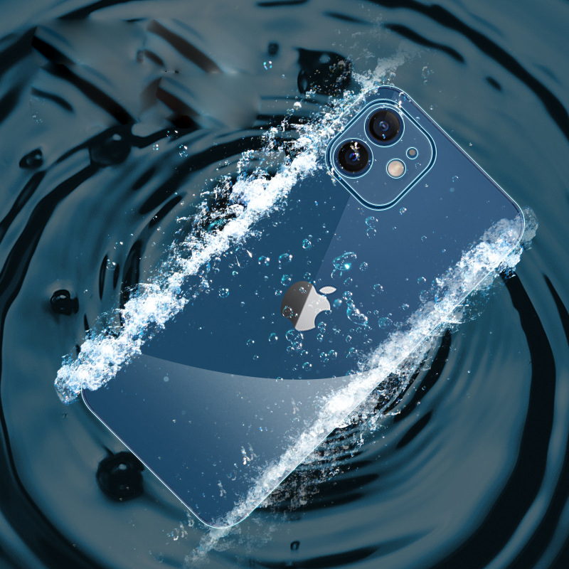 防水手指tpu膜全后盖皮肤贴纸适用于iphone 12 pro max