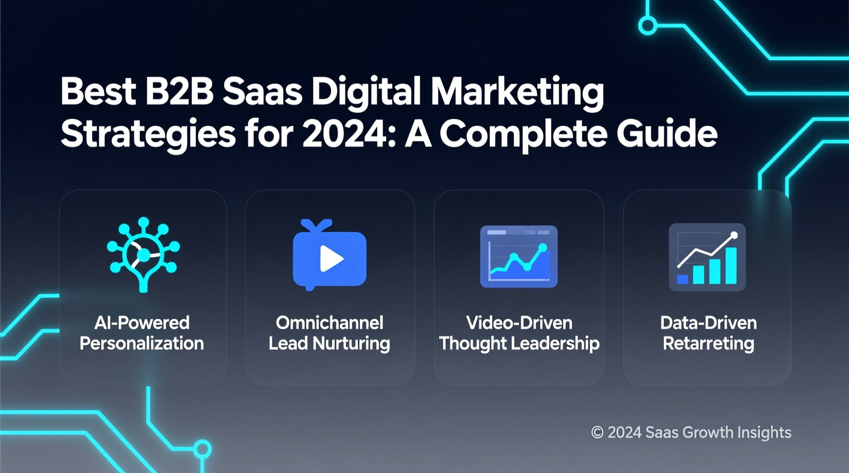 what are the best b2b saas digital marketing strategies