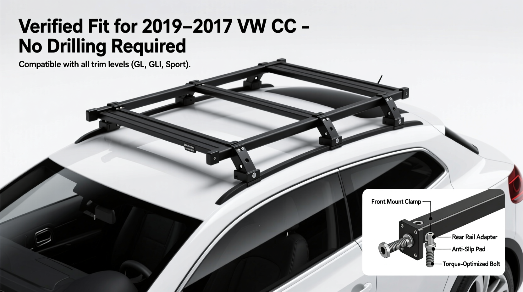 vw cc roof rack compatibility