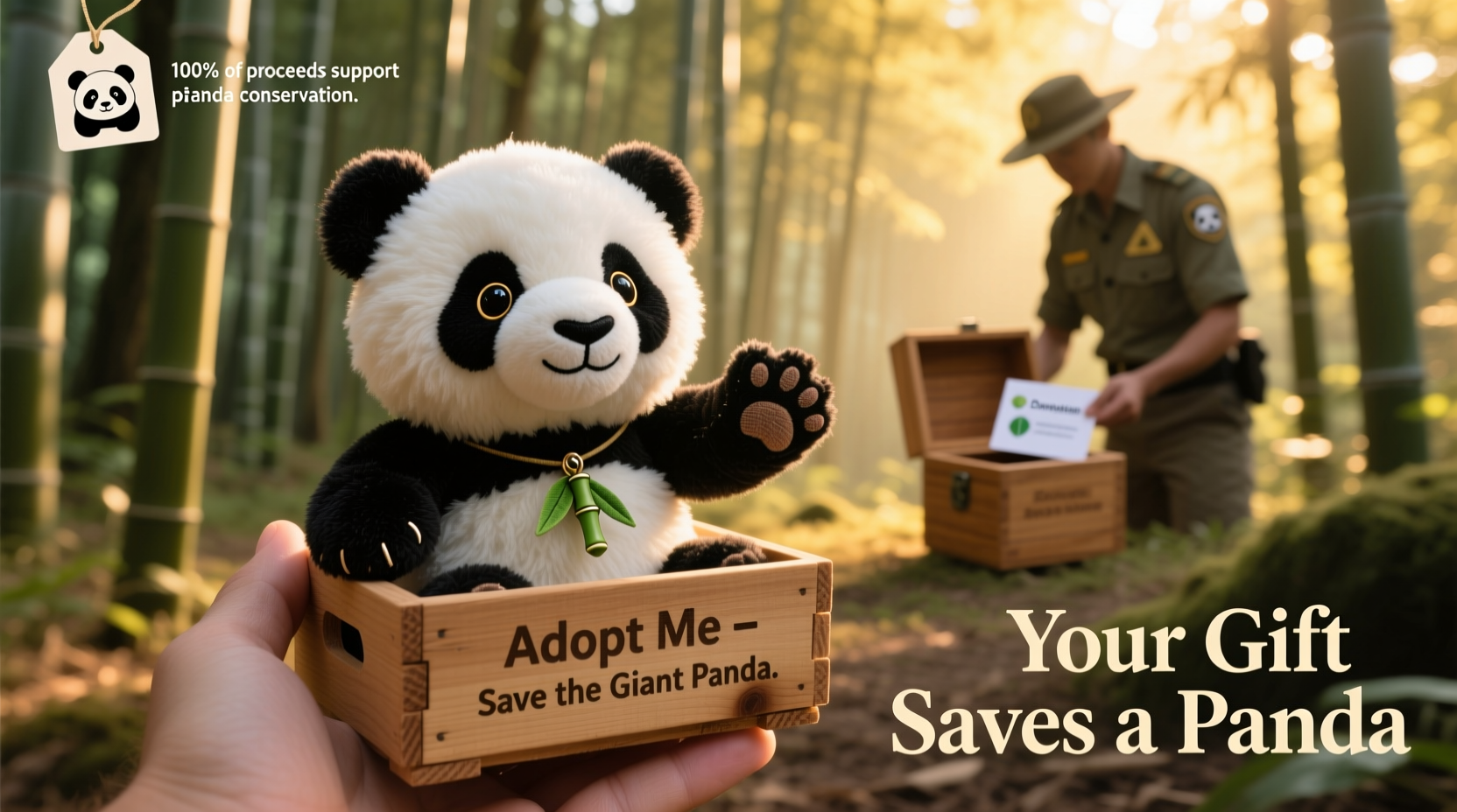 gift a panda unique adoption plush toy experience gifts