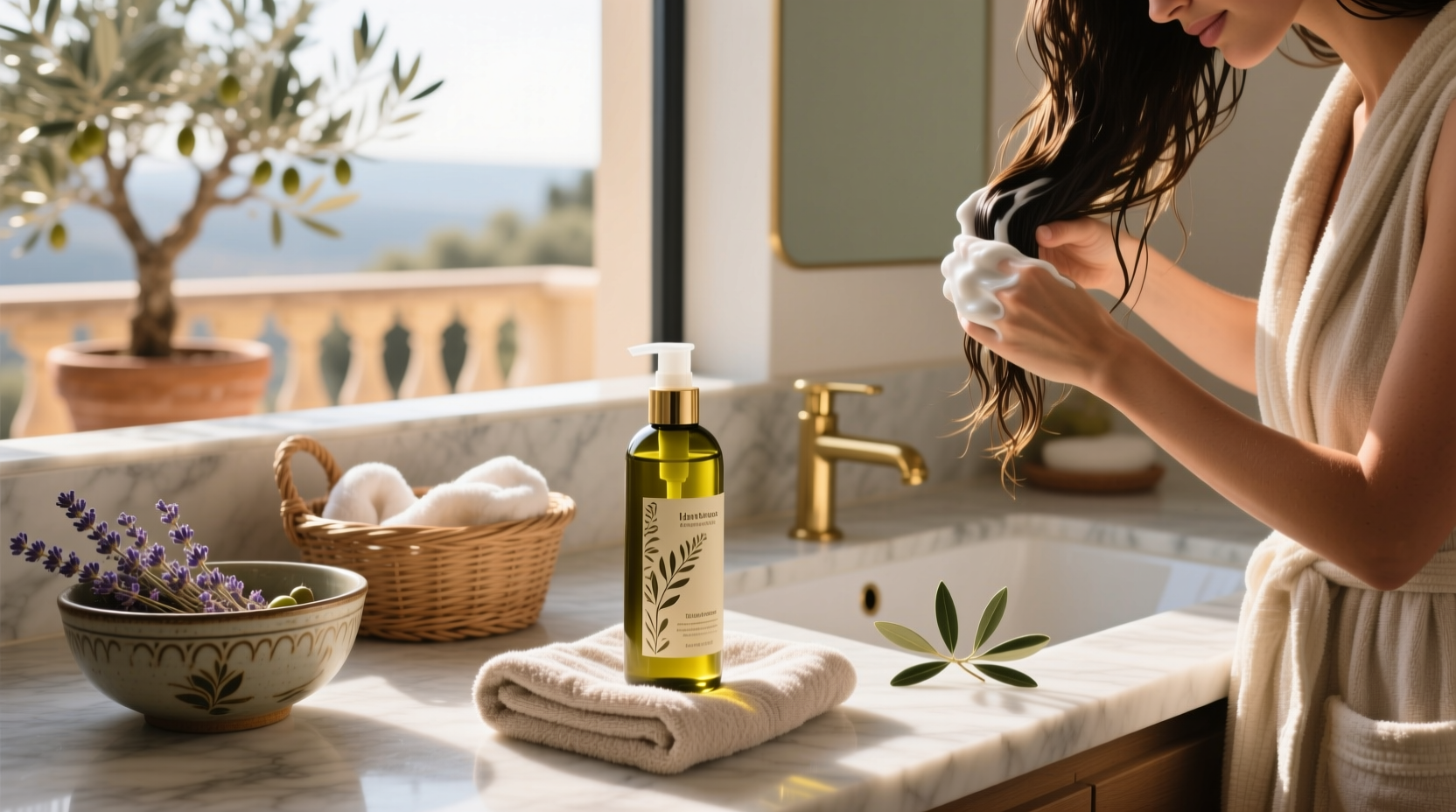 olive oil hair foam guide
