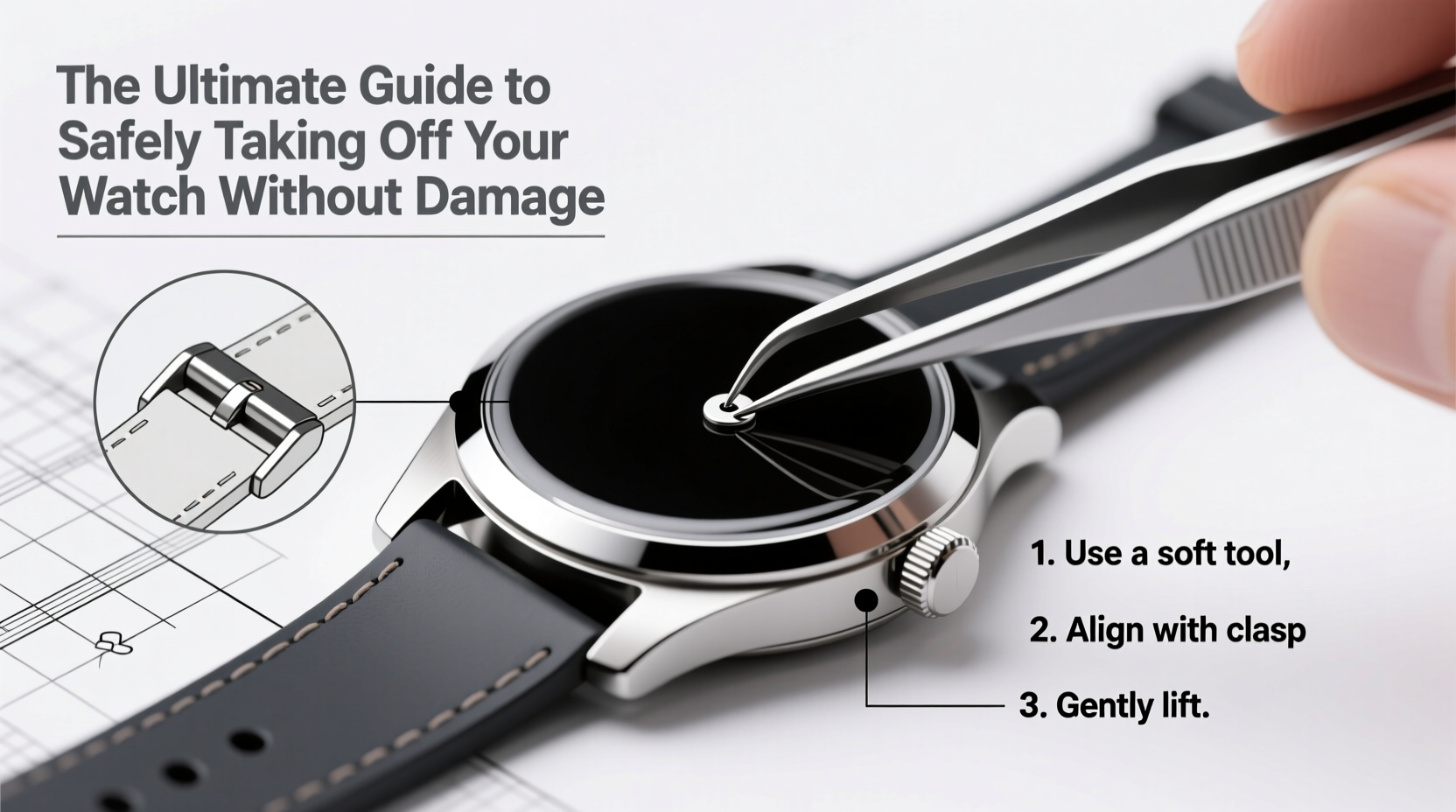 the ultimate guide to safely taking off your watch without damage