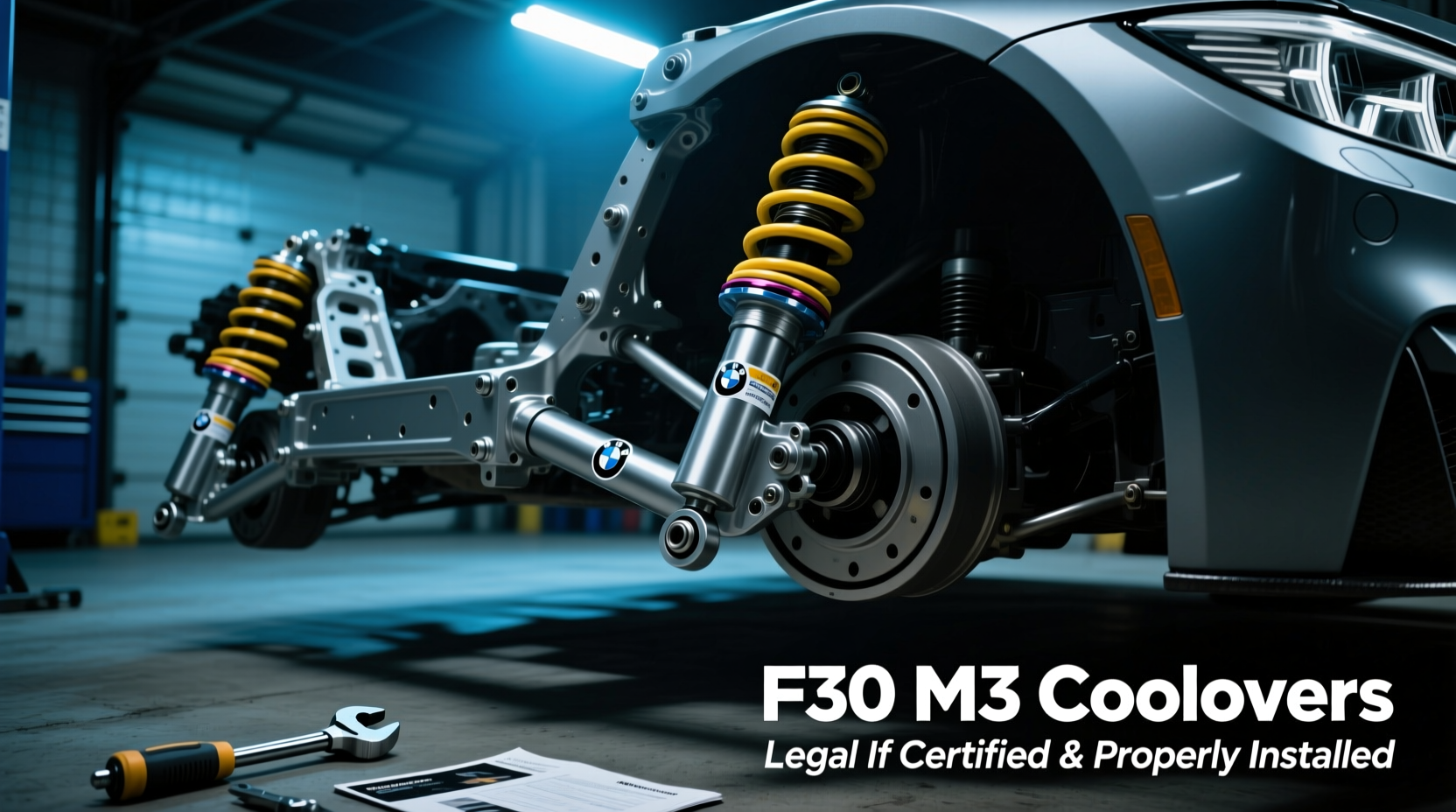 f30 m3 coilovers legality