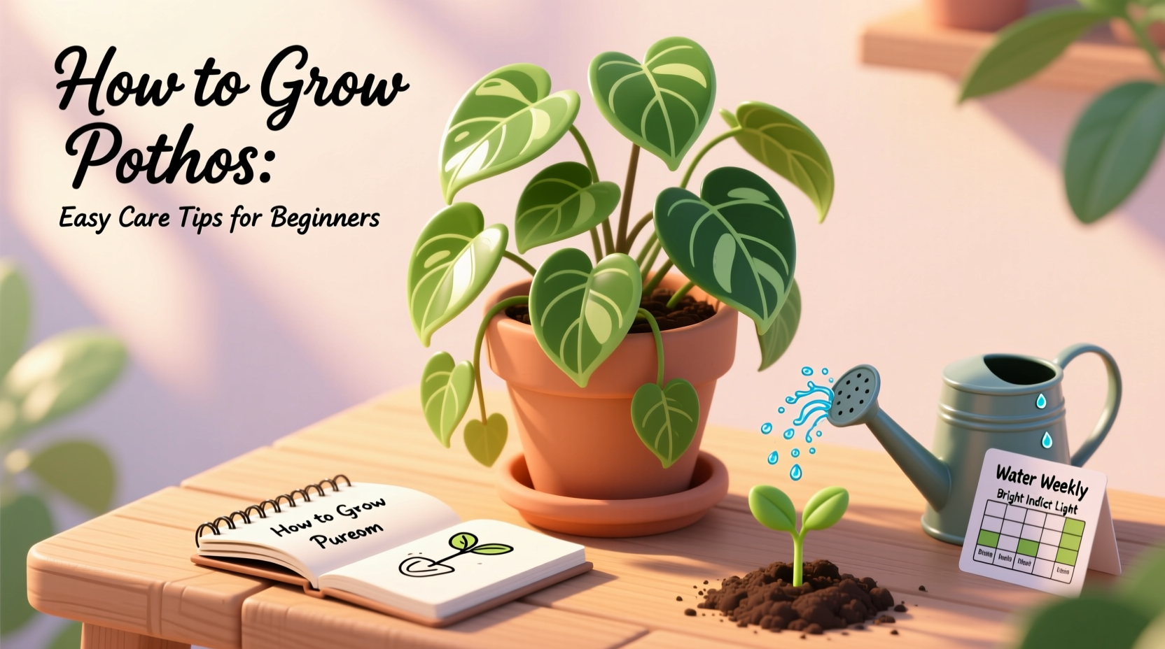 how to grow pothos