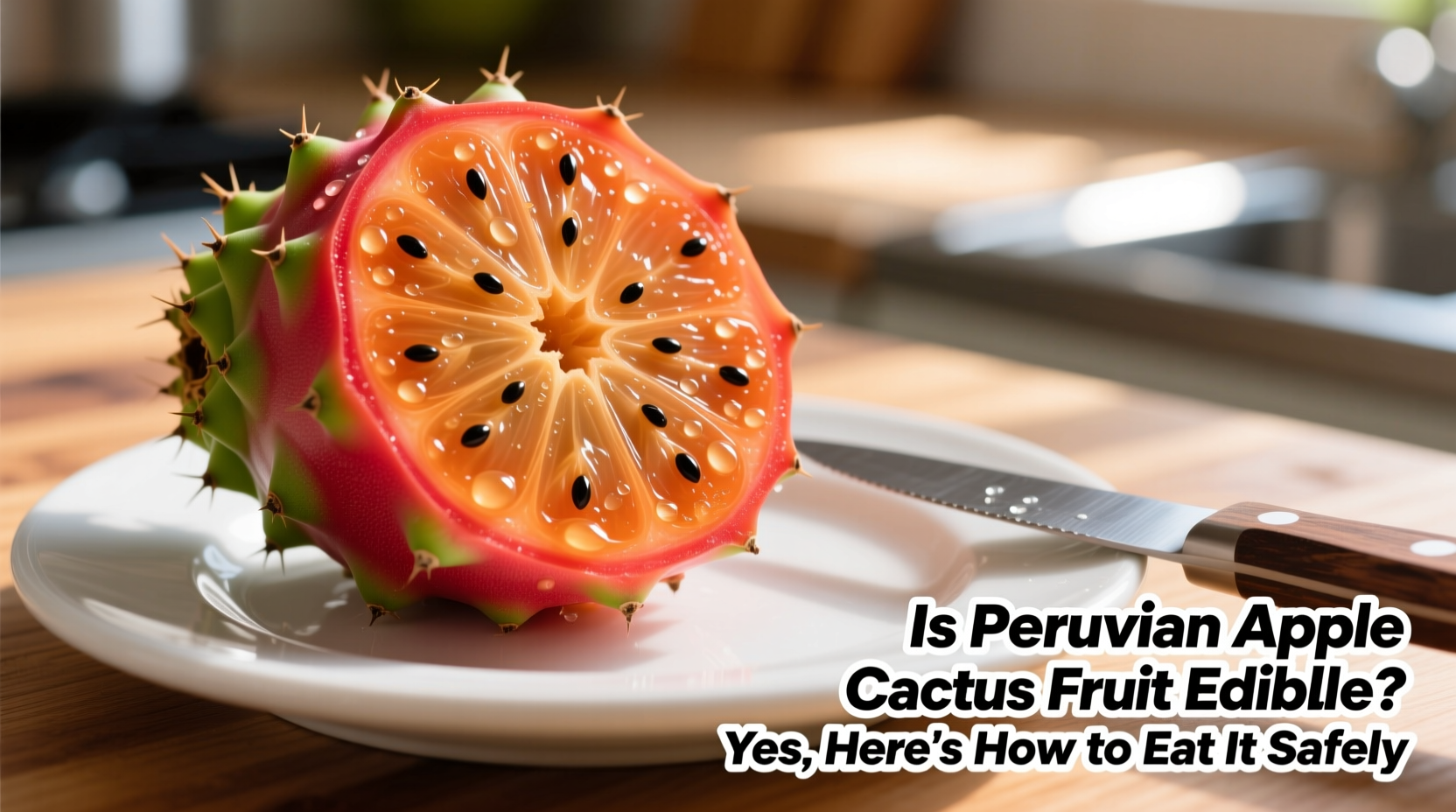 Is Peruvian Apple Cactus Fruit Edible? Yes, Here's How to Eat It Safely
