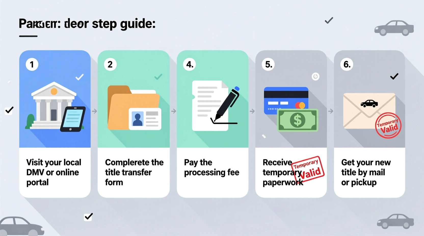 step by step guide to getting a replacement title for your car quickly and easily