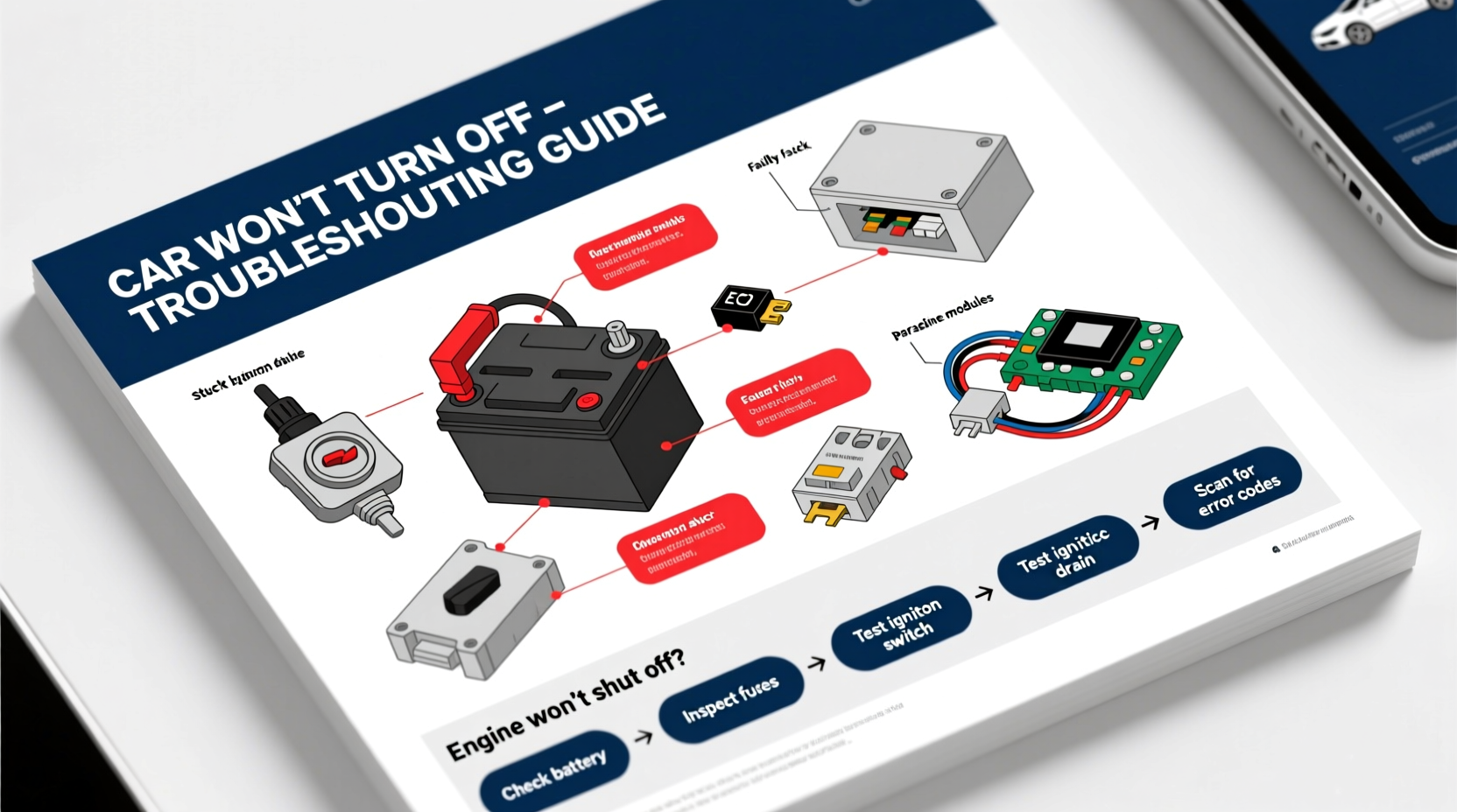 car wont turn off troubleshooting engine shutdown problems