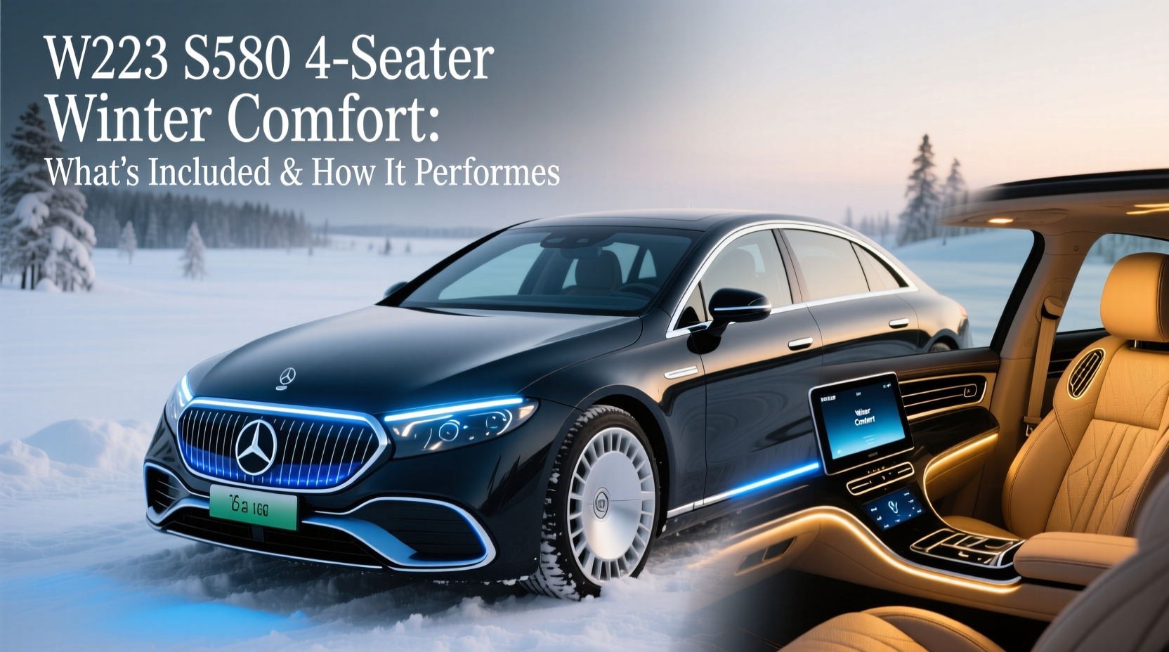 w223 s580 4seater winter comfort