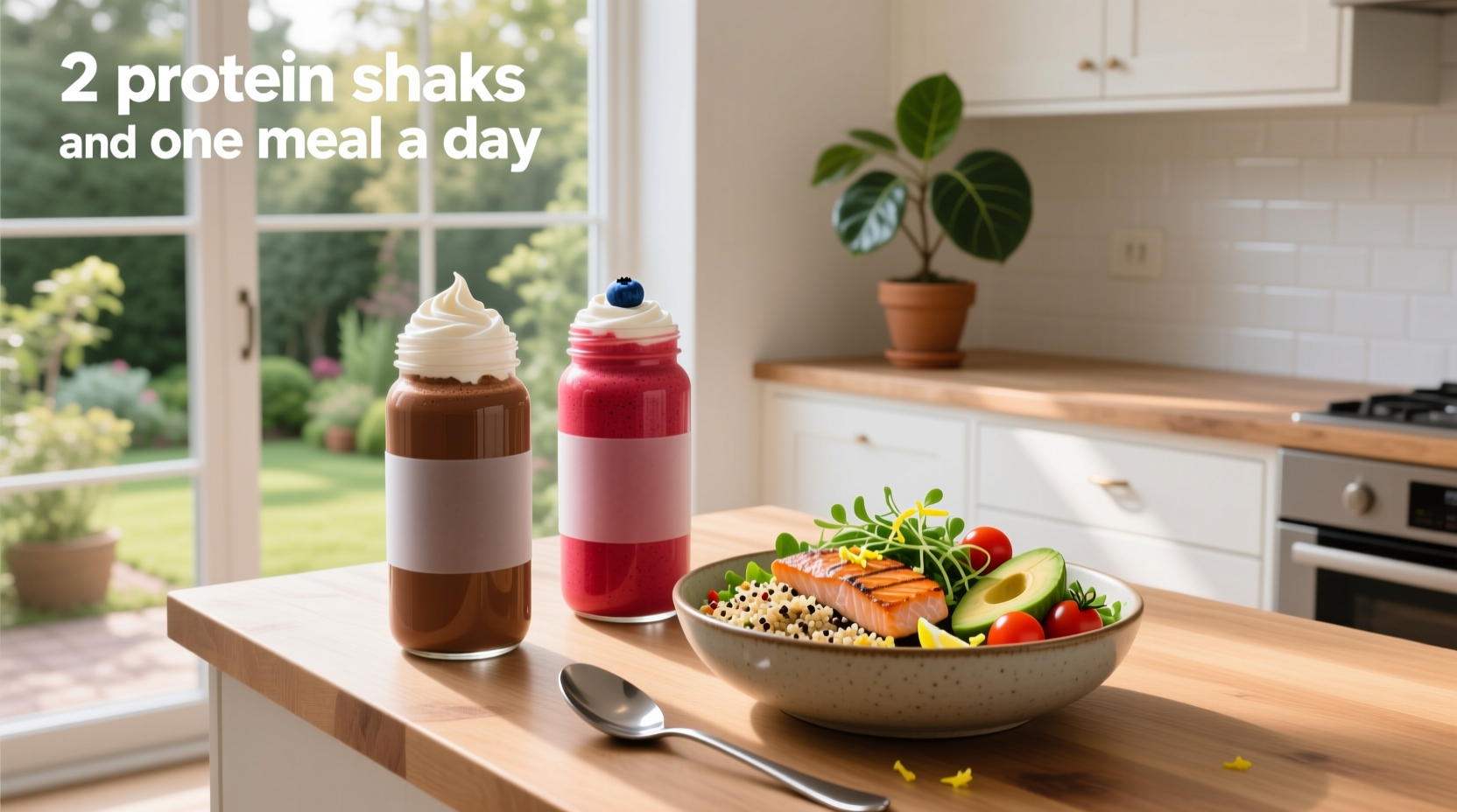 2 protein shakes one meal a day is it effective 