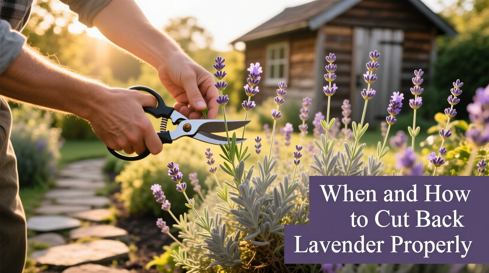 how and when to cut back lavender
