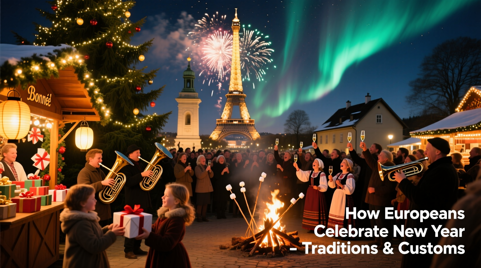 how do european celebrate new year