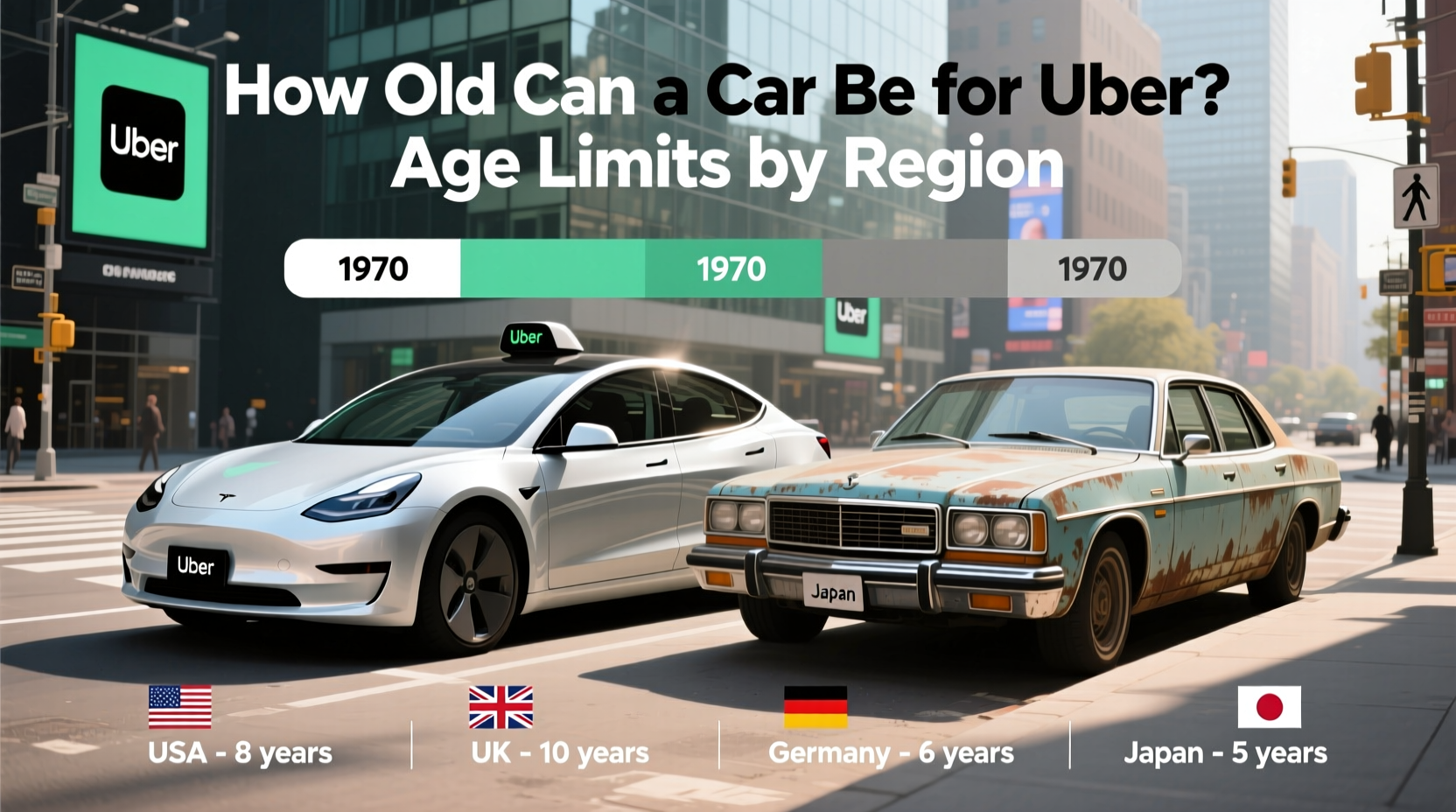 how old the car for uber