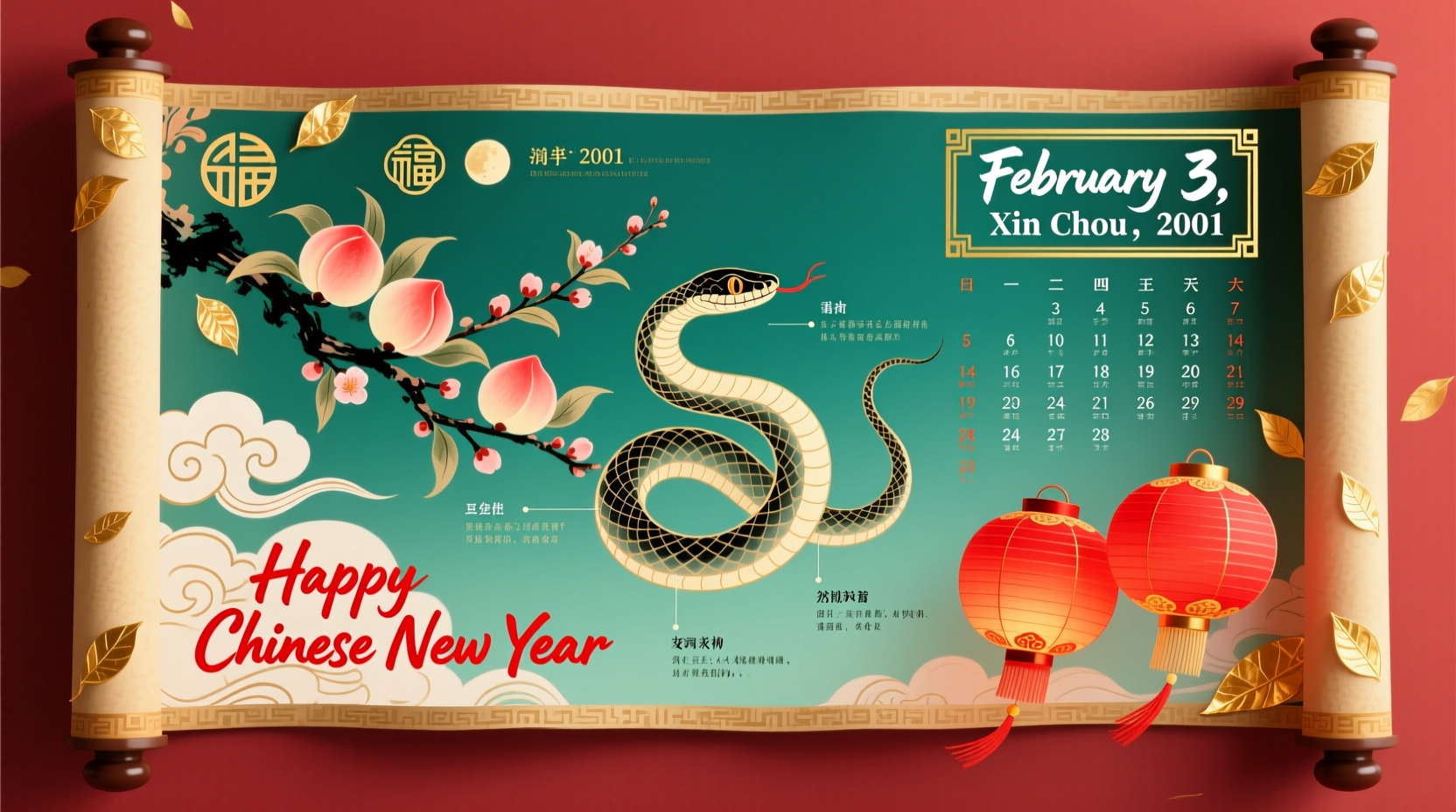 what is 2001 chinese new year