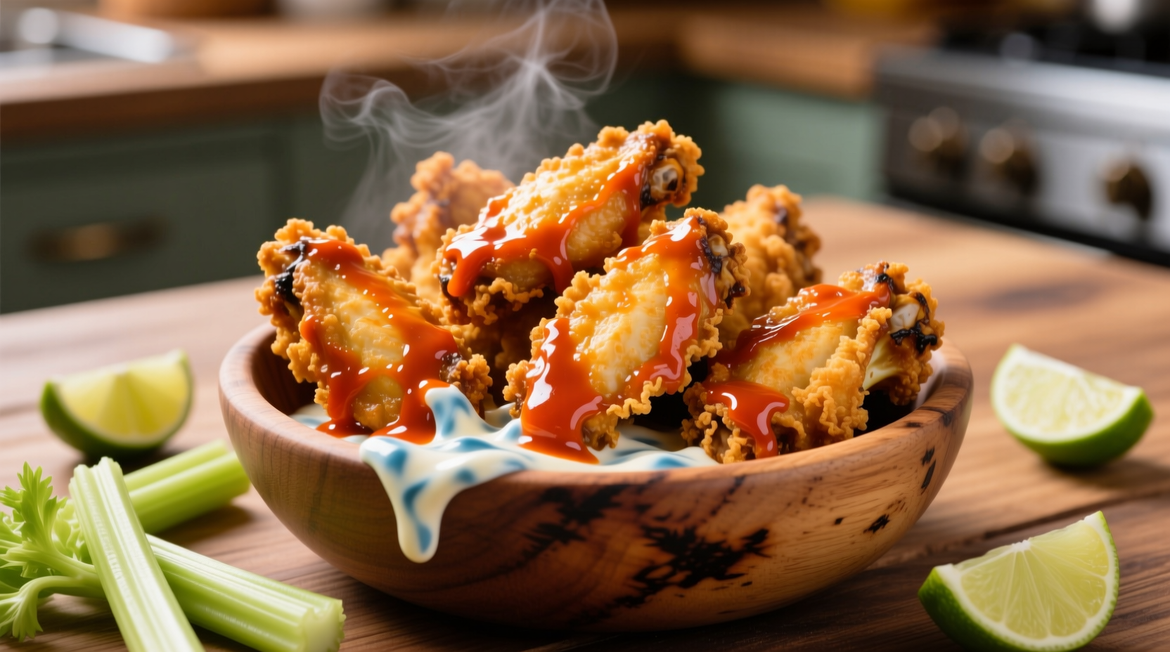 best twice fried buffalo cauliflower wings recipe