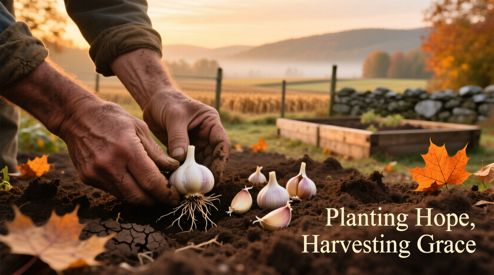 Autumn Garlic Planting: When & How for Bigger Bulbs