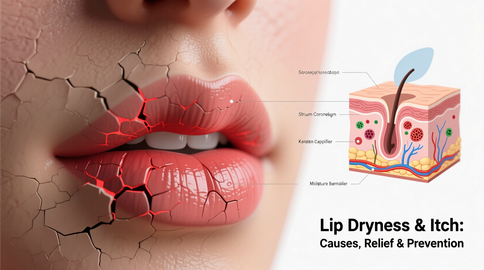 why are my lips so dry and itchy causes relief prevention