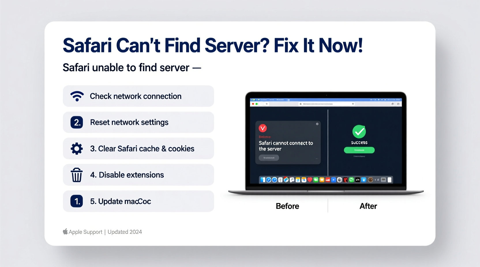 safari cant find server troubleshooting fixes