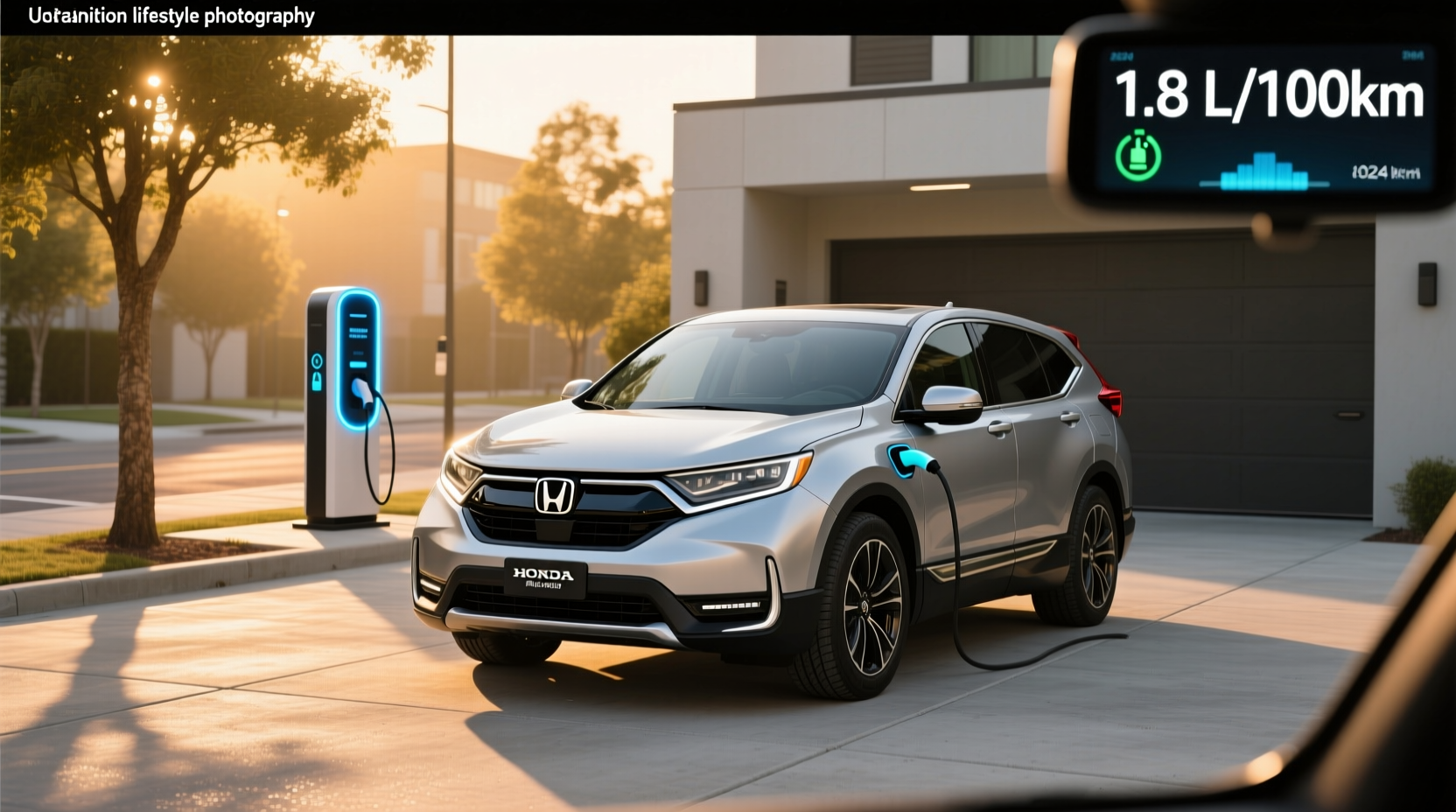 Illustrative image representing Honda CR‑V plug‑in hybrid guidance and energy awareness features