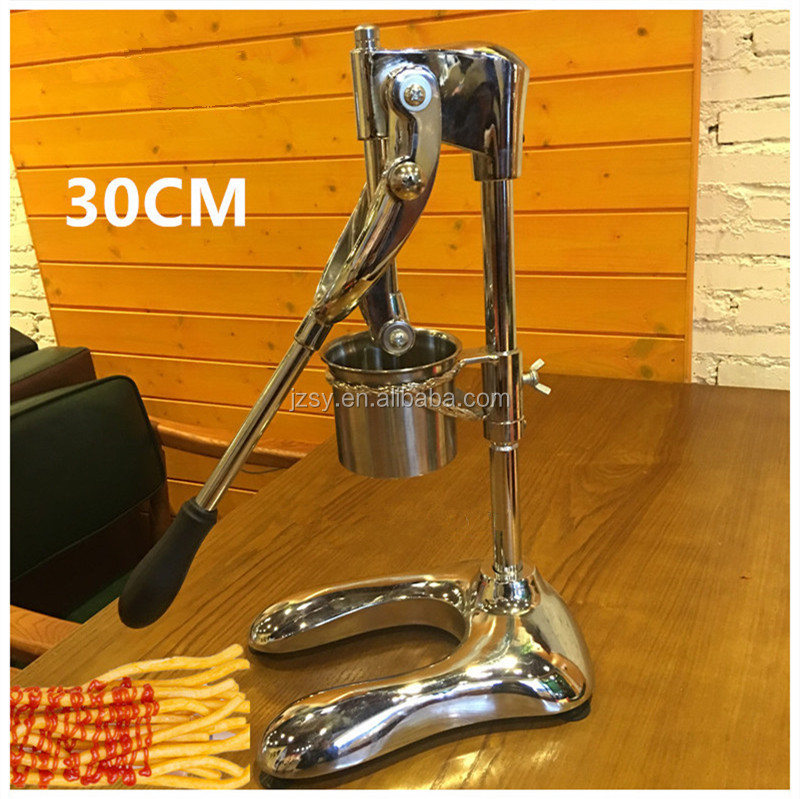 業務用ステンレス製ポテトマッシュバー機械 - フライドポテト押出器 30cm