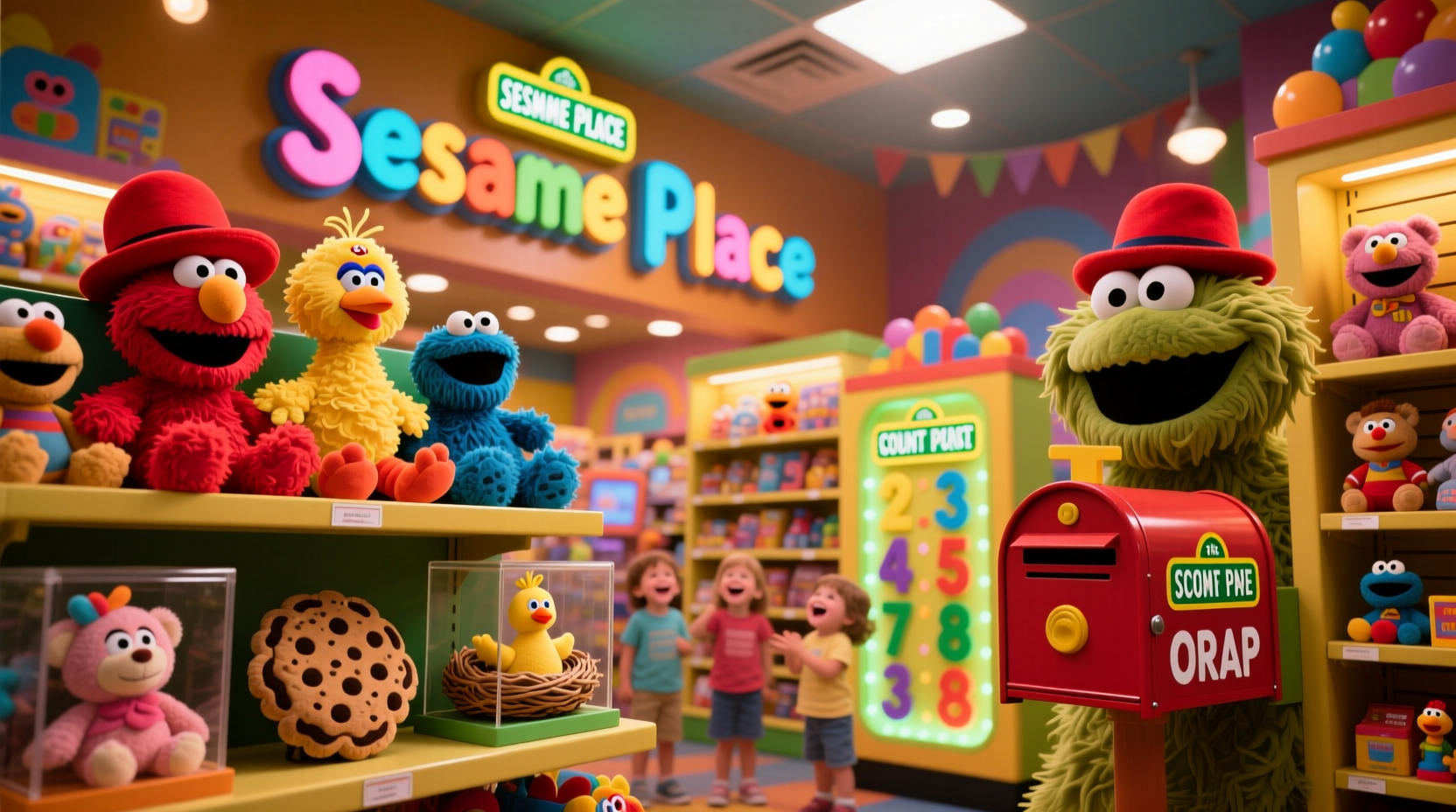 sesame place gift store find delightful character souvenirs