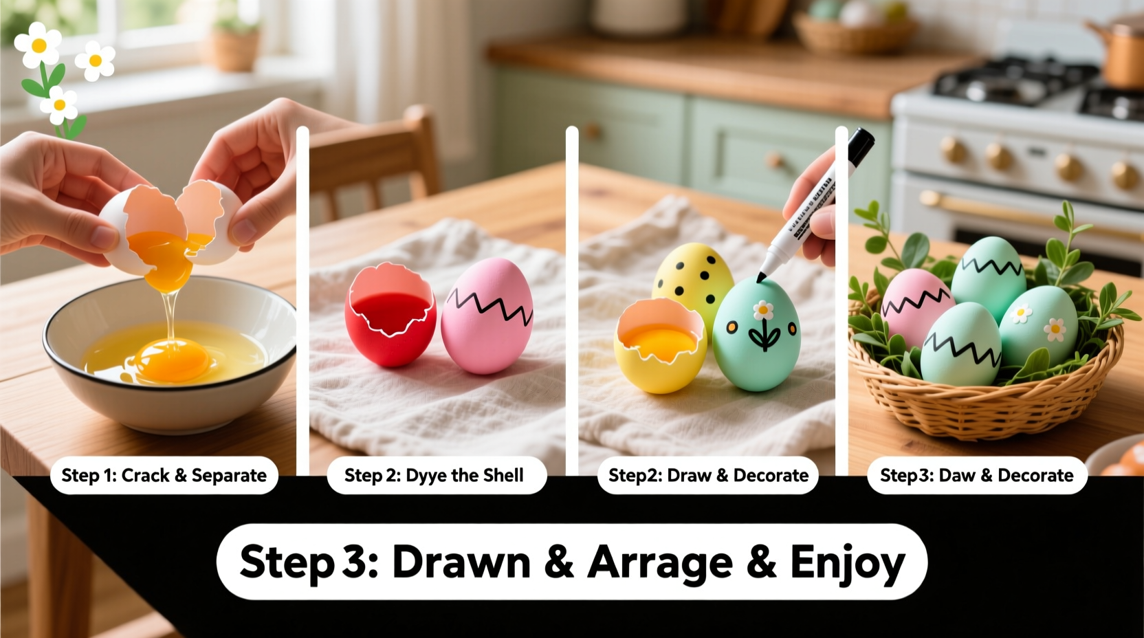 how to make simple easter eggs