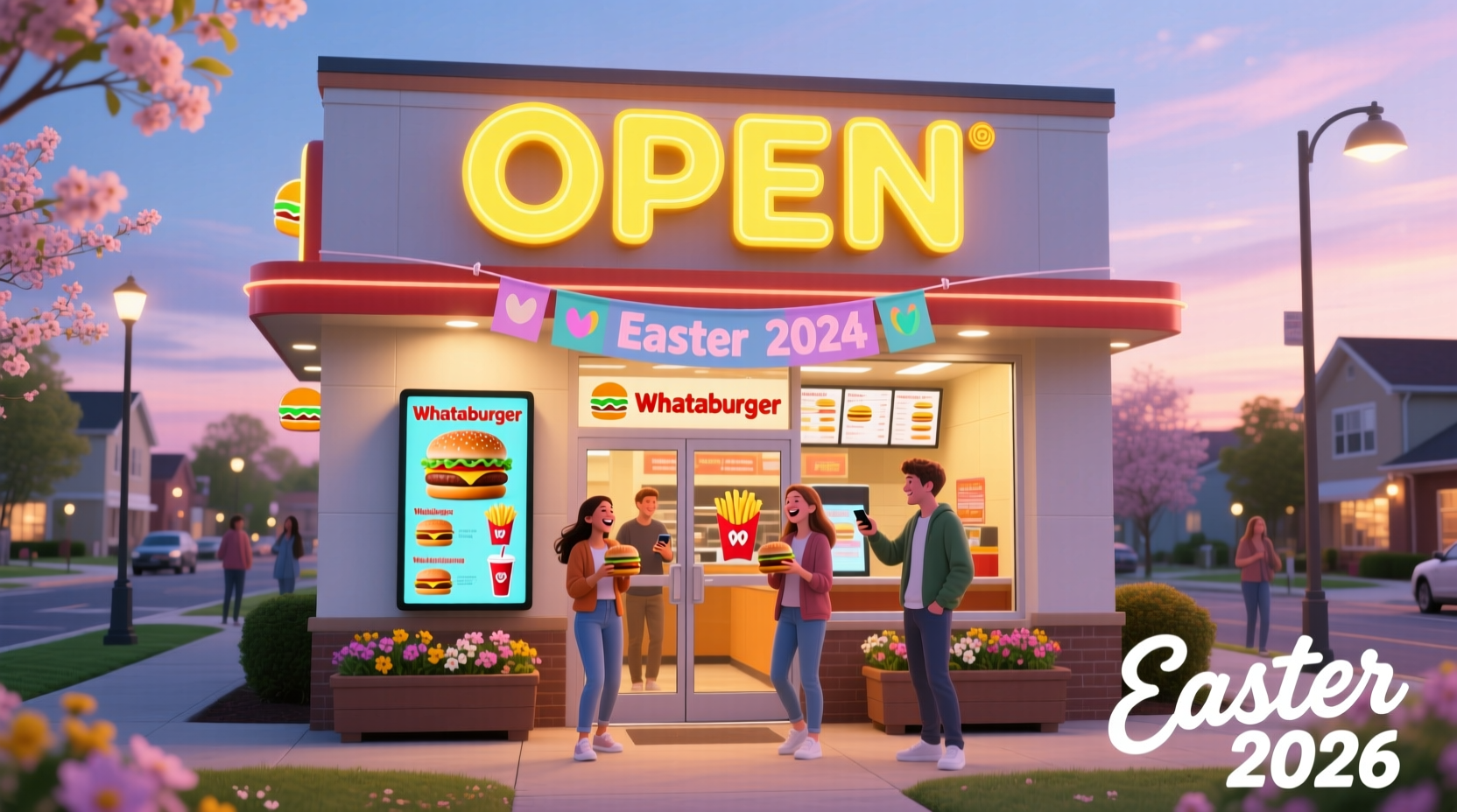 is whataburger open easter