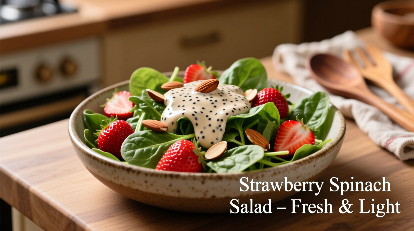 Perfect Strawberry Spinach Salad Recipe with Poppy Seed Dressing