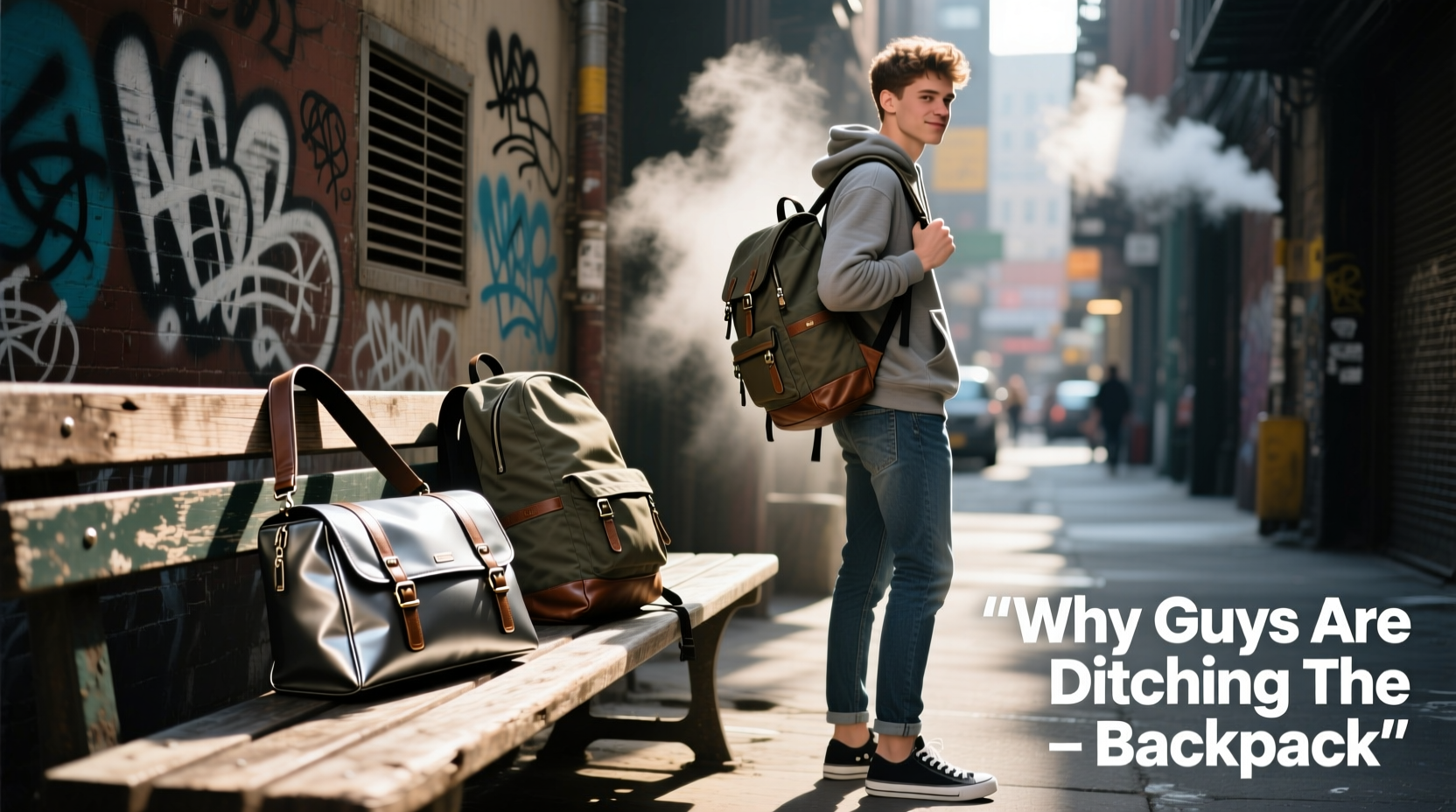 single shoulder bag vs backpack why are guys ditching the backpack