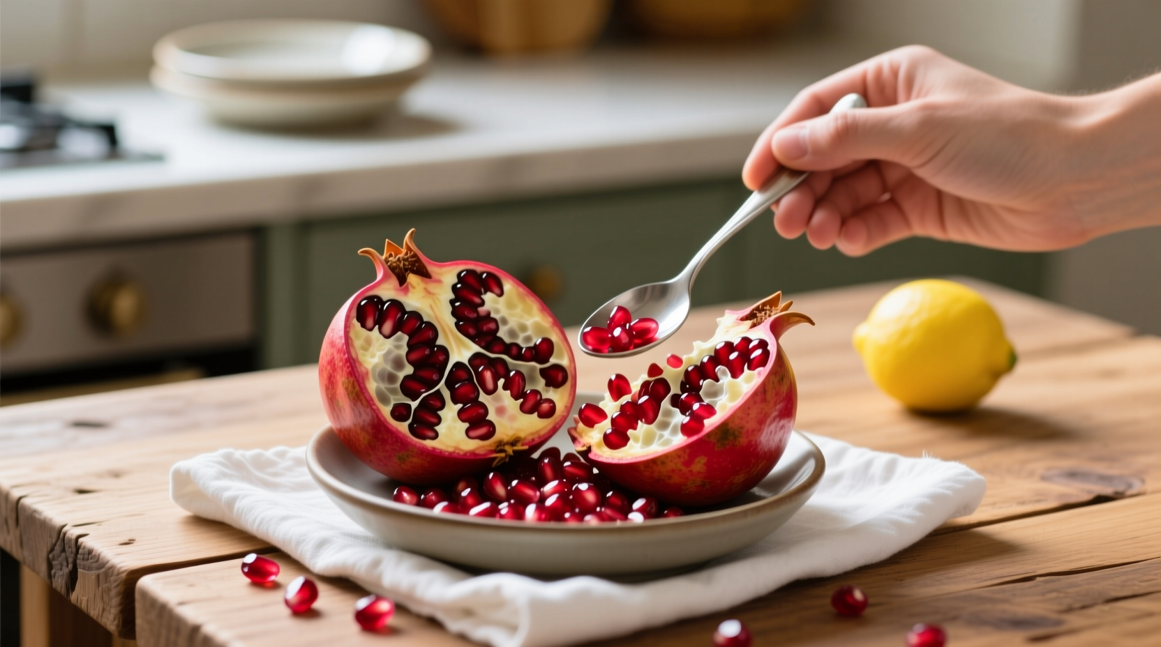 how to eat a pomegranate frustration free