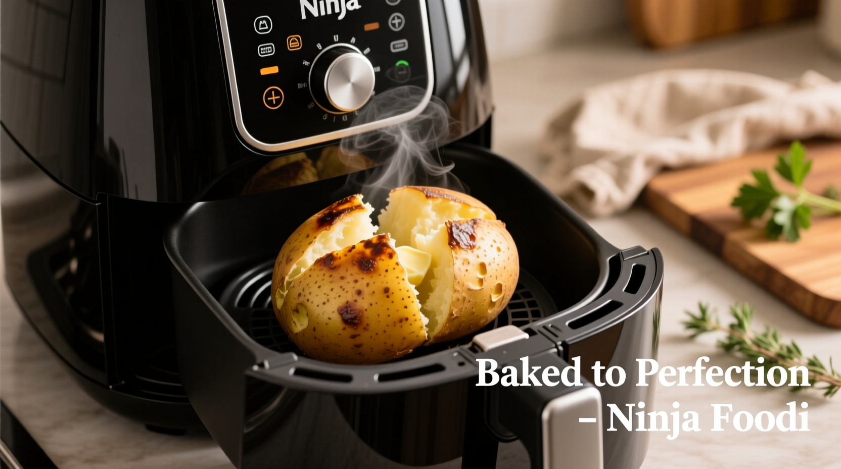 baked potato in ninja foodi