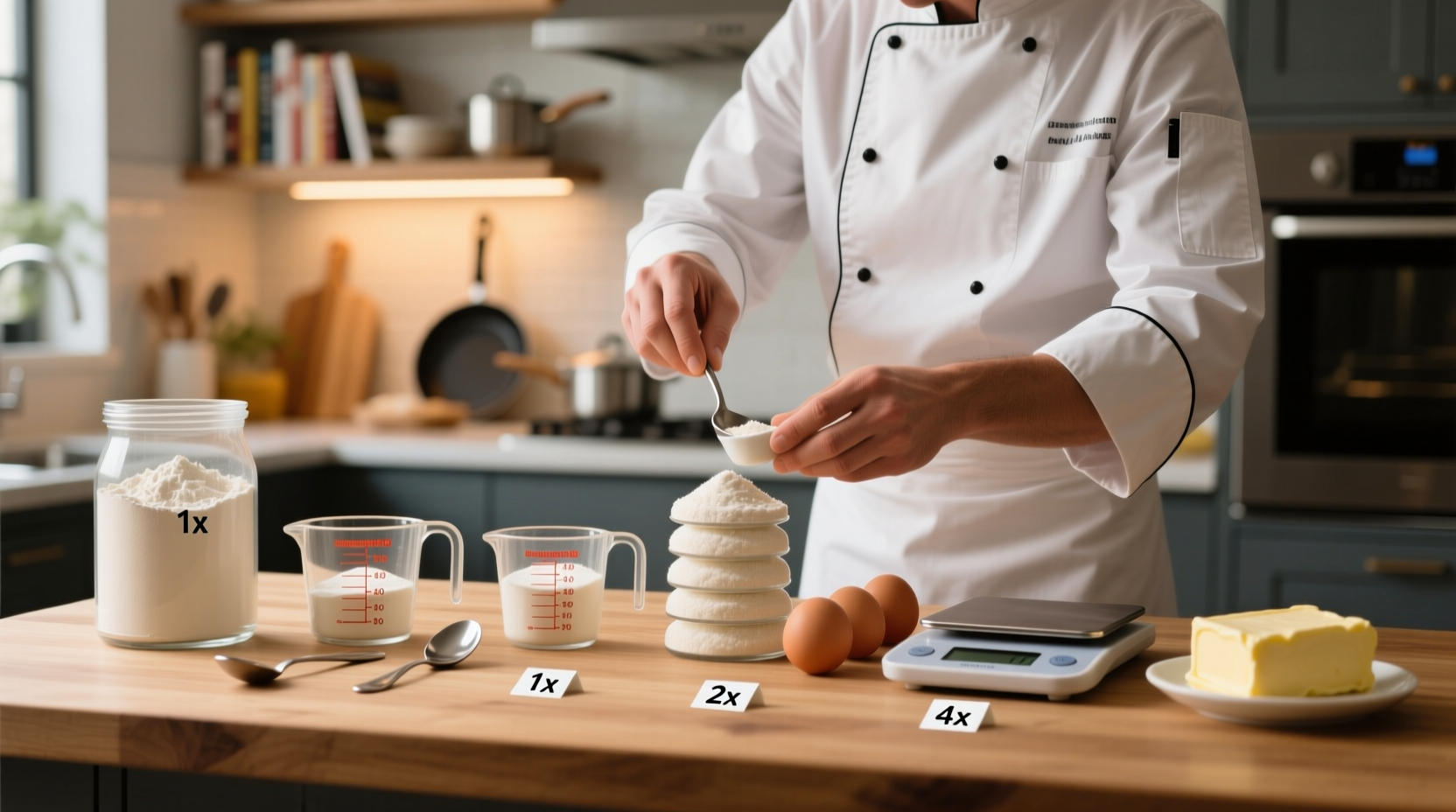 how to scale up a recipe