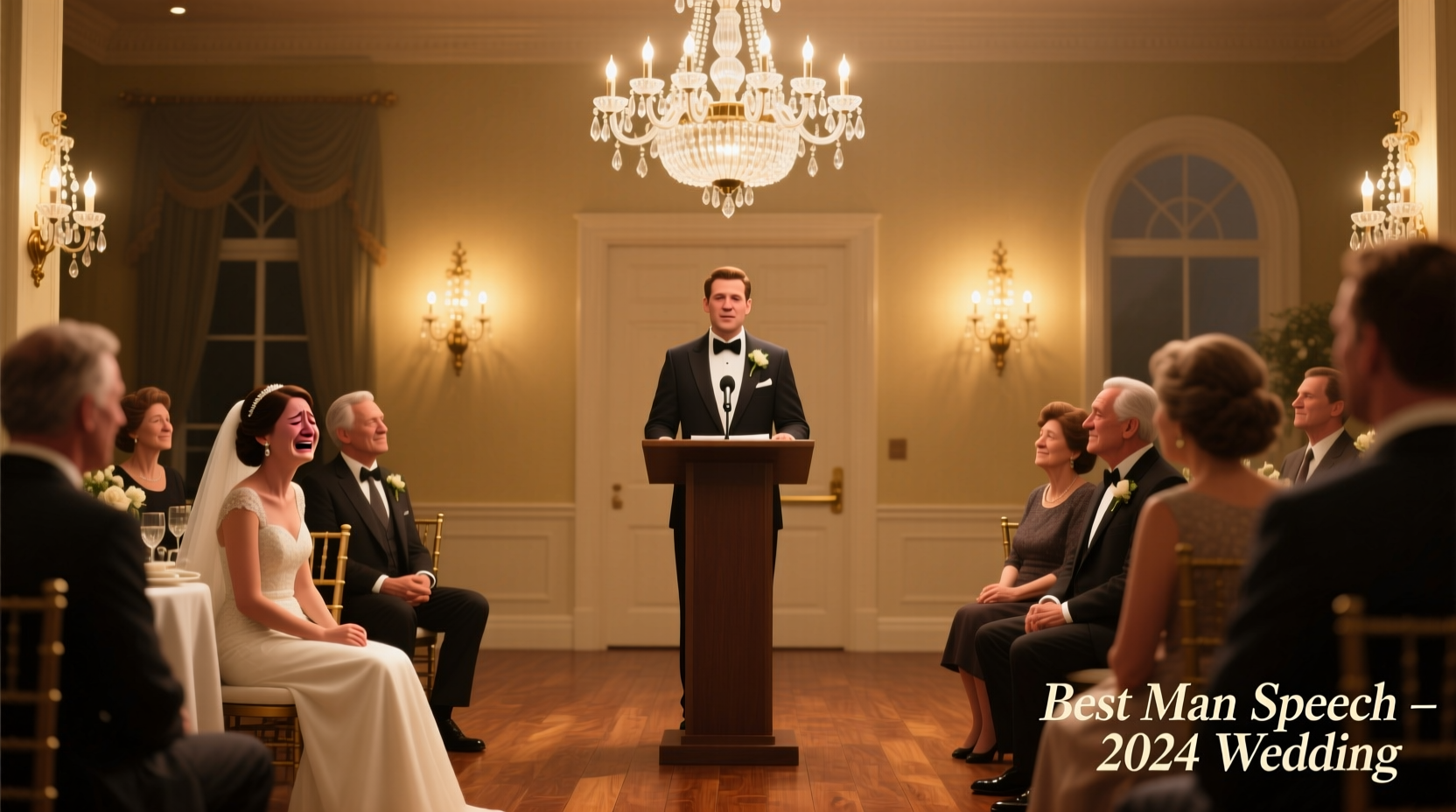 who gives the speeches at a wedding