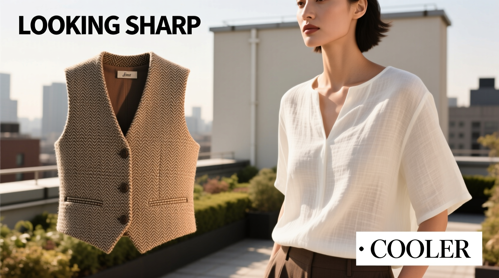 tweed vest vs linen top which one keeps you cooler and looking sharp