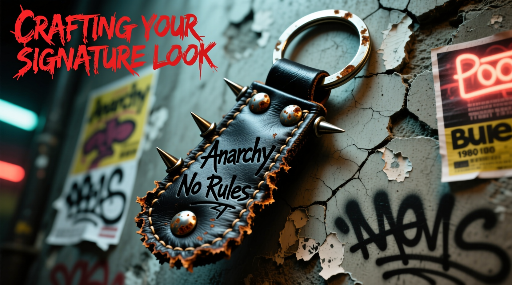 crafting your signature look how to choose the best leather keychain for punk style