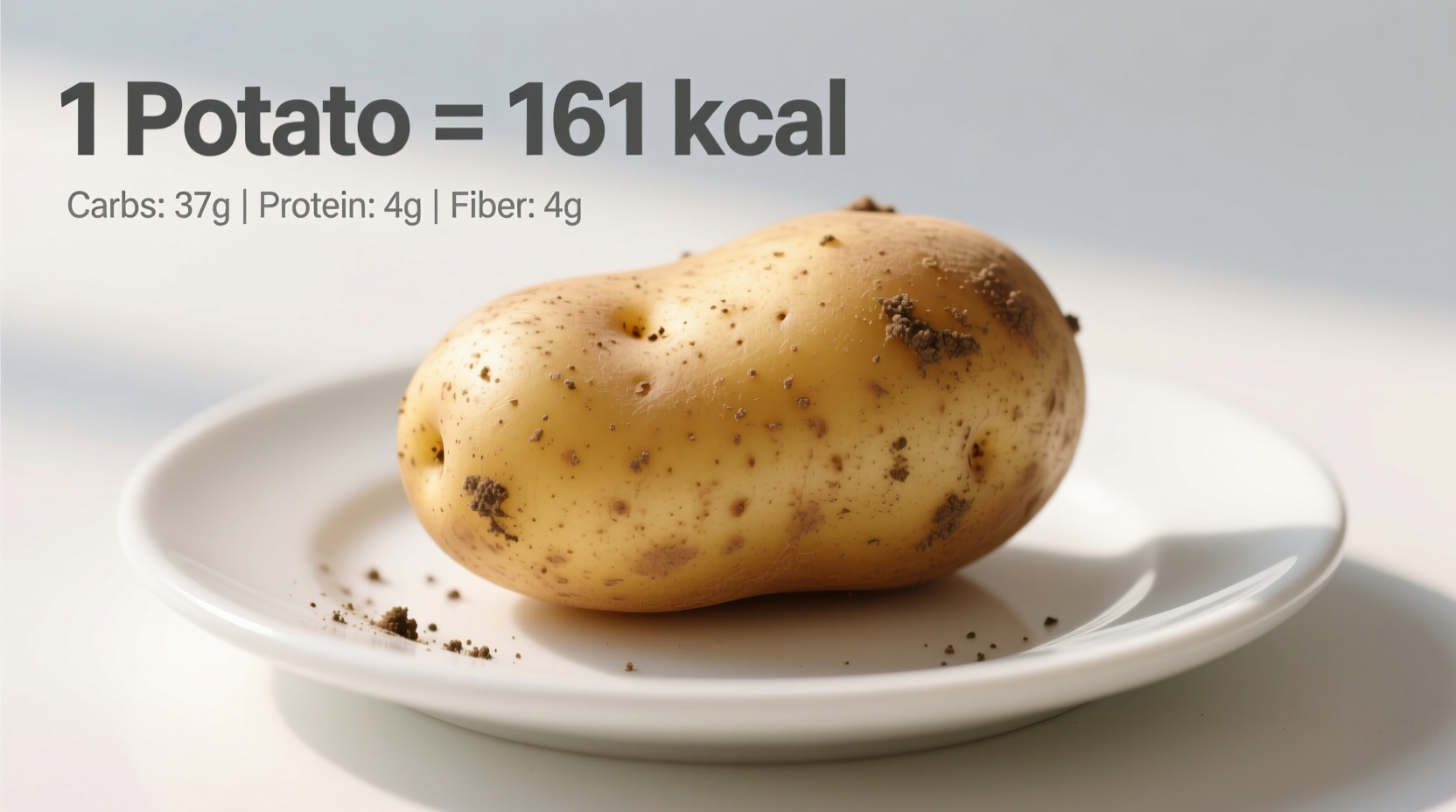 1 potato calories