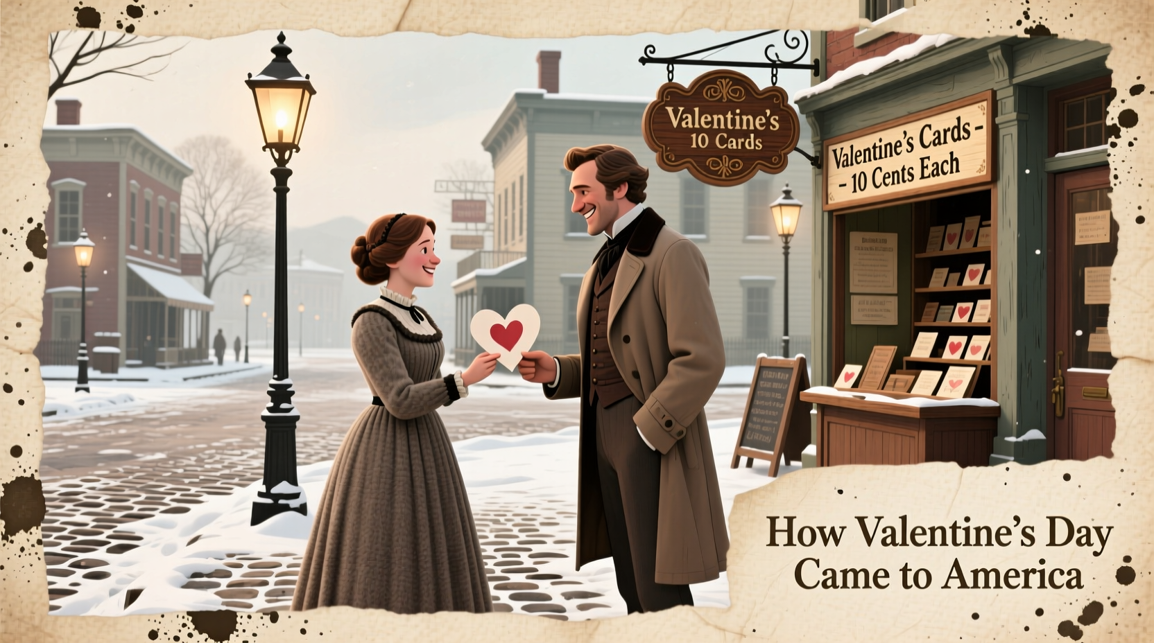 how did valentines day come to america