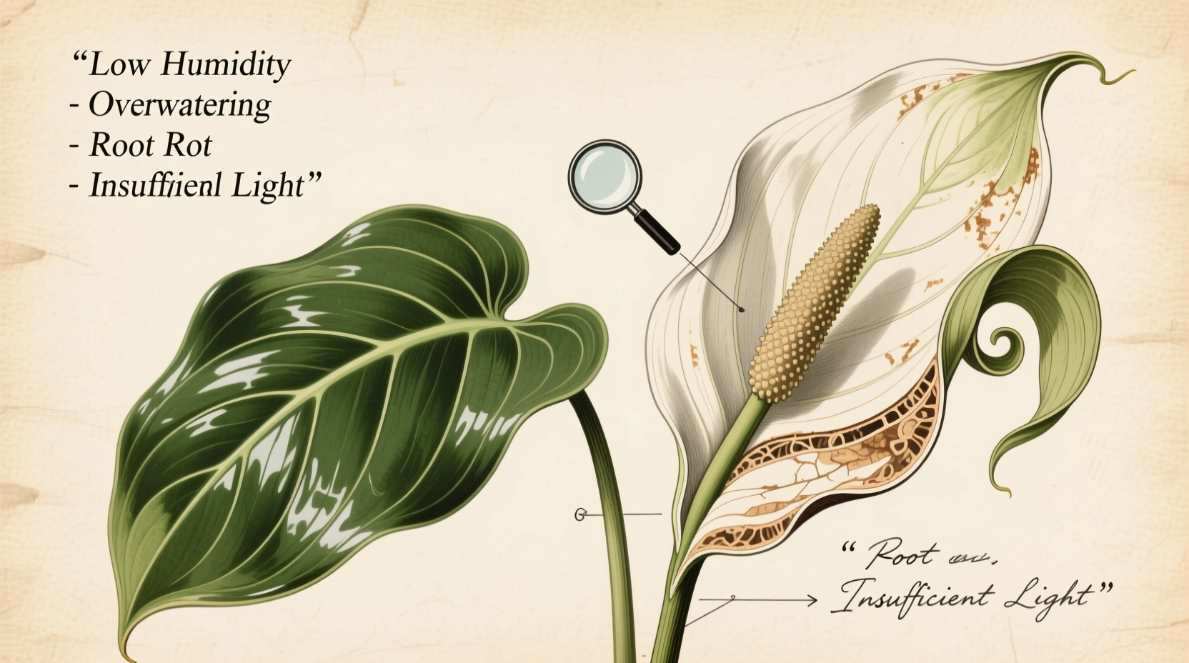 Why Are My Peace Lily Leaves Curling? Causes & Fixes