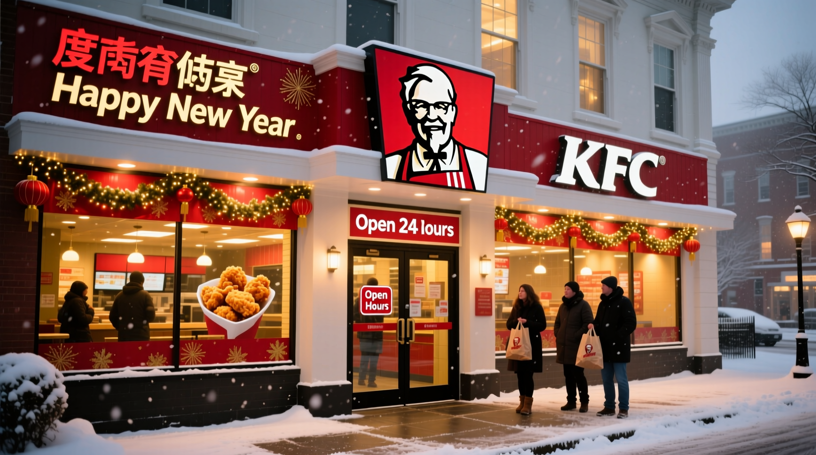 is kfc open on new years
