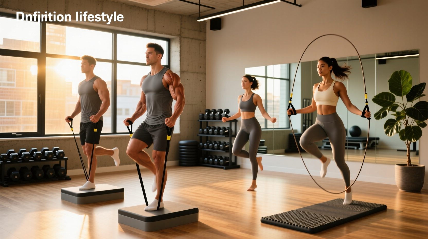 Athlete performing single-leg calf raise with dumbbell for added resistance