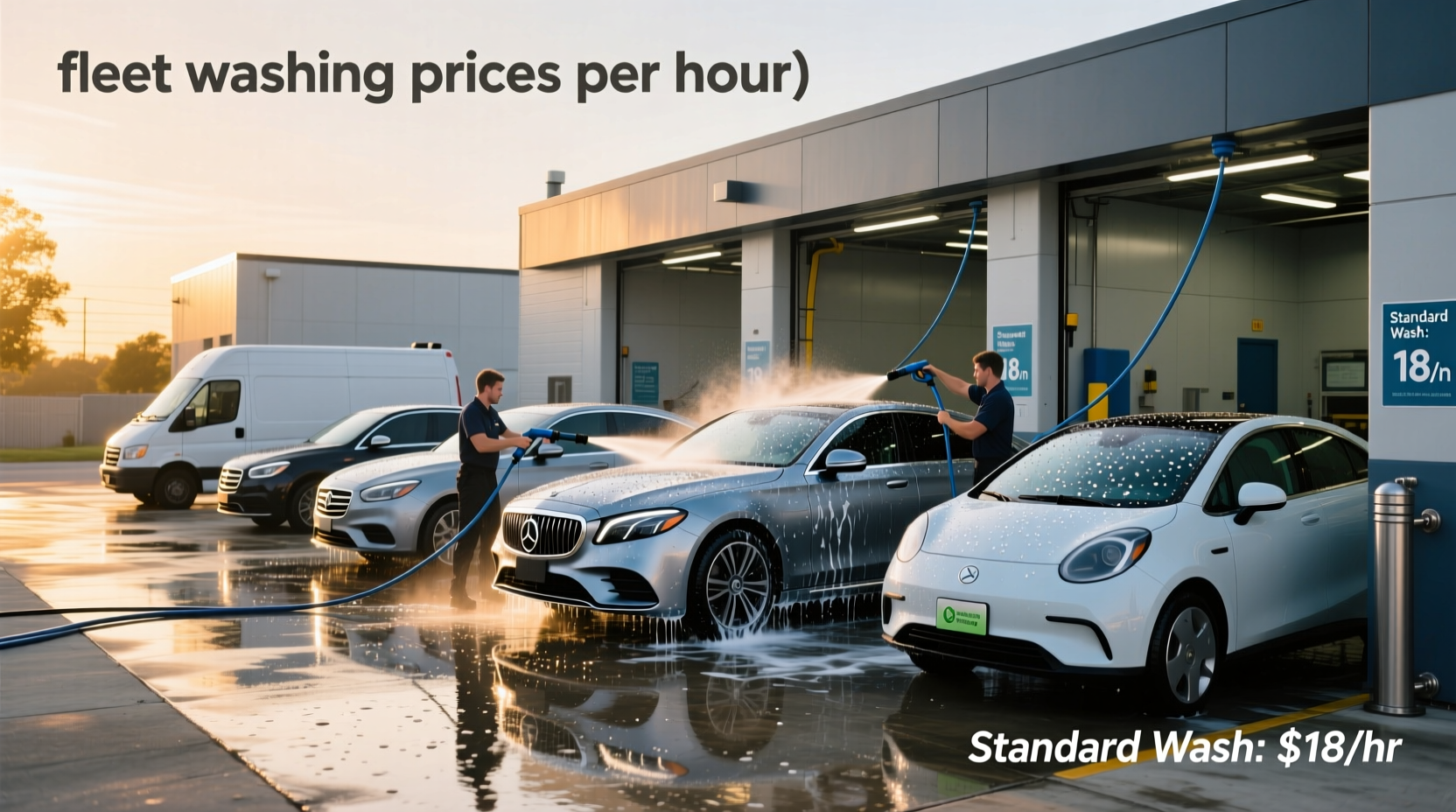 How Much Do Fleet Washing Services Cost Per Hour?