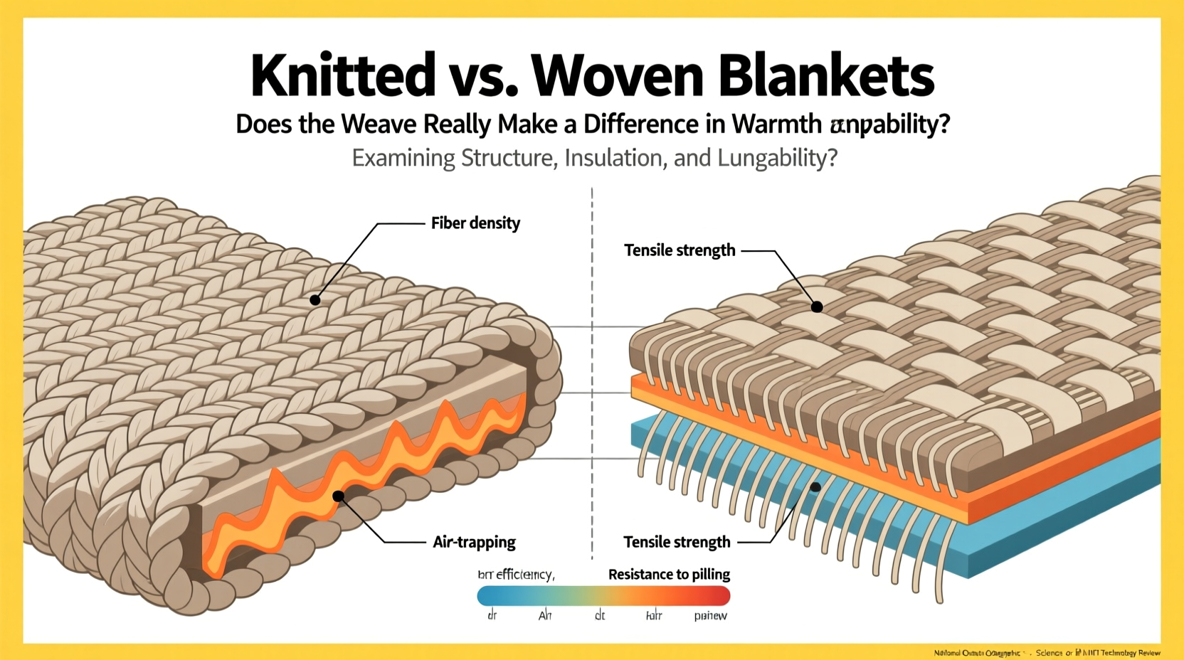 knitted vs woven blankets does the weave really make a difference in warmth durability