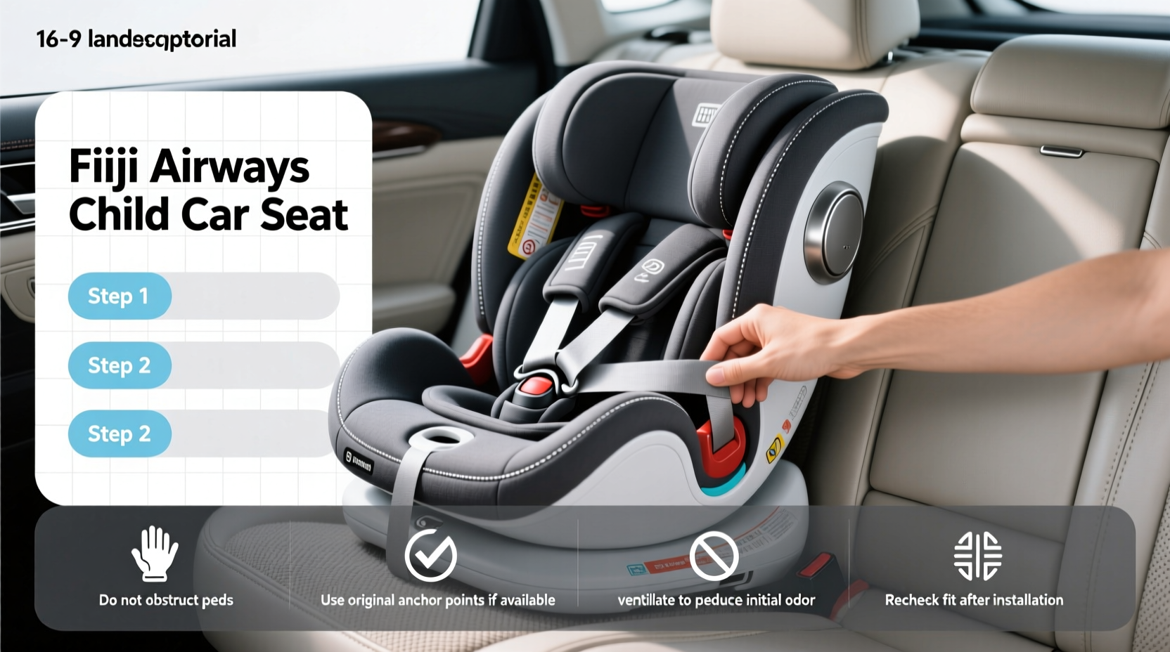 fiji airways child car seat