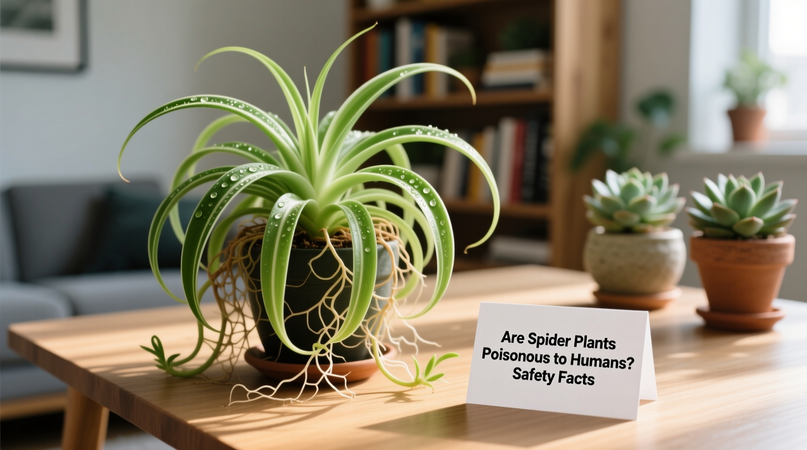 are spider plants poisonous to humans