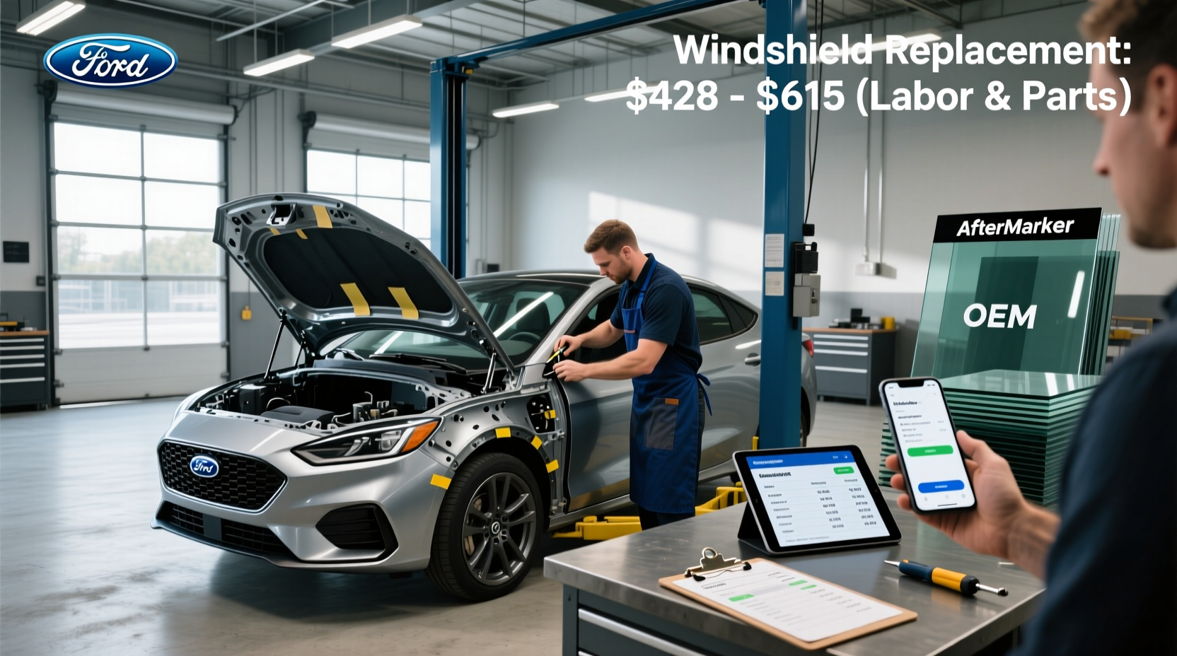 How Much Does Ford Focus Windshield Replacement Cost?