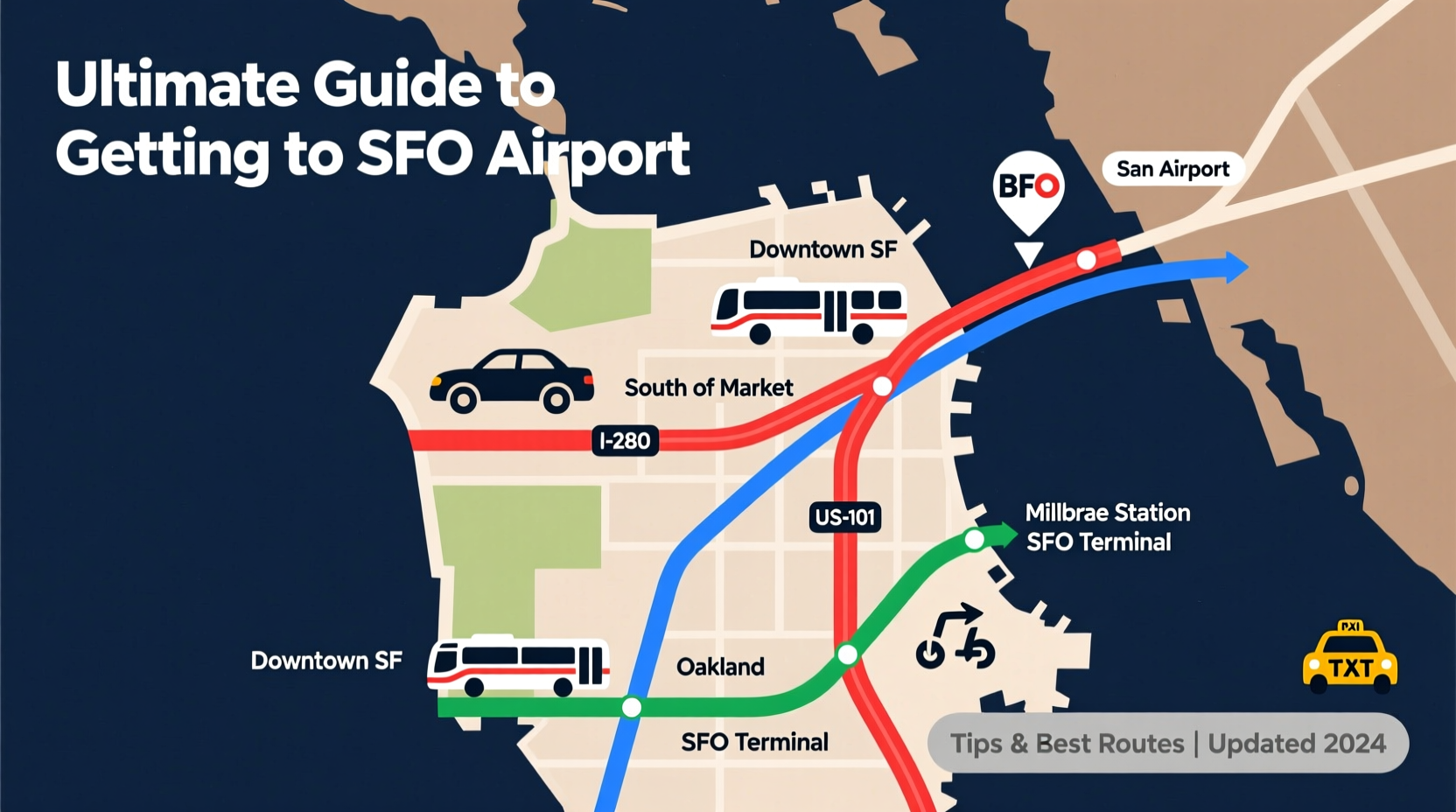 ultimate guide on how to get to sfo airport best routes tips and transportation options