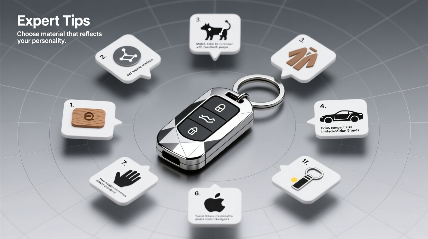 10 expert tips to find a unique car keychain that matches your style