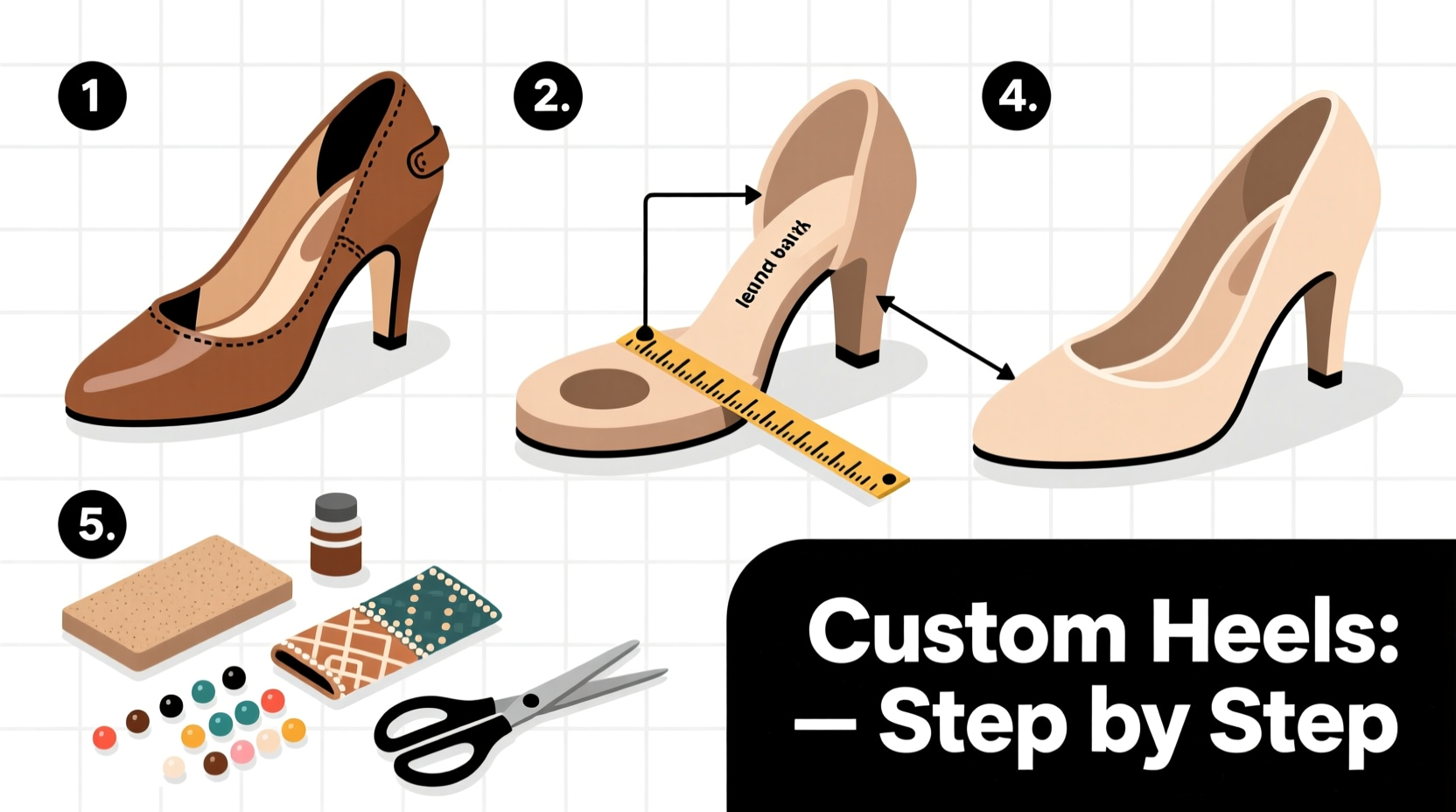 crafting custom shoe heels a step by step guide for beginners
